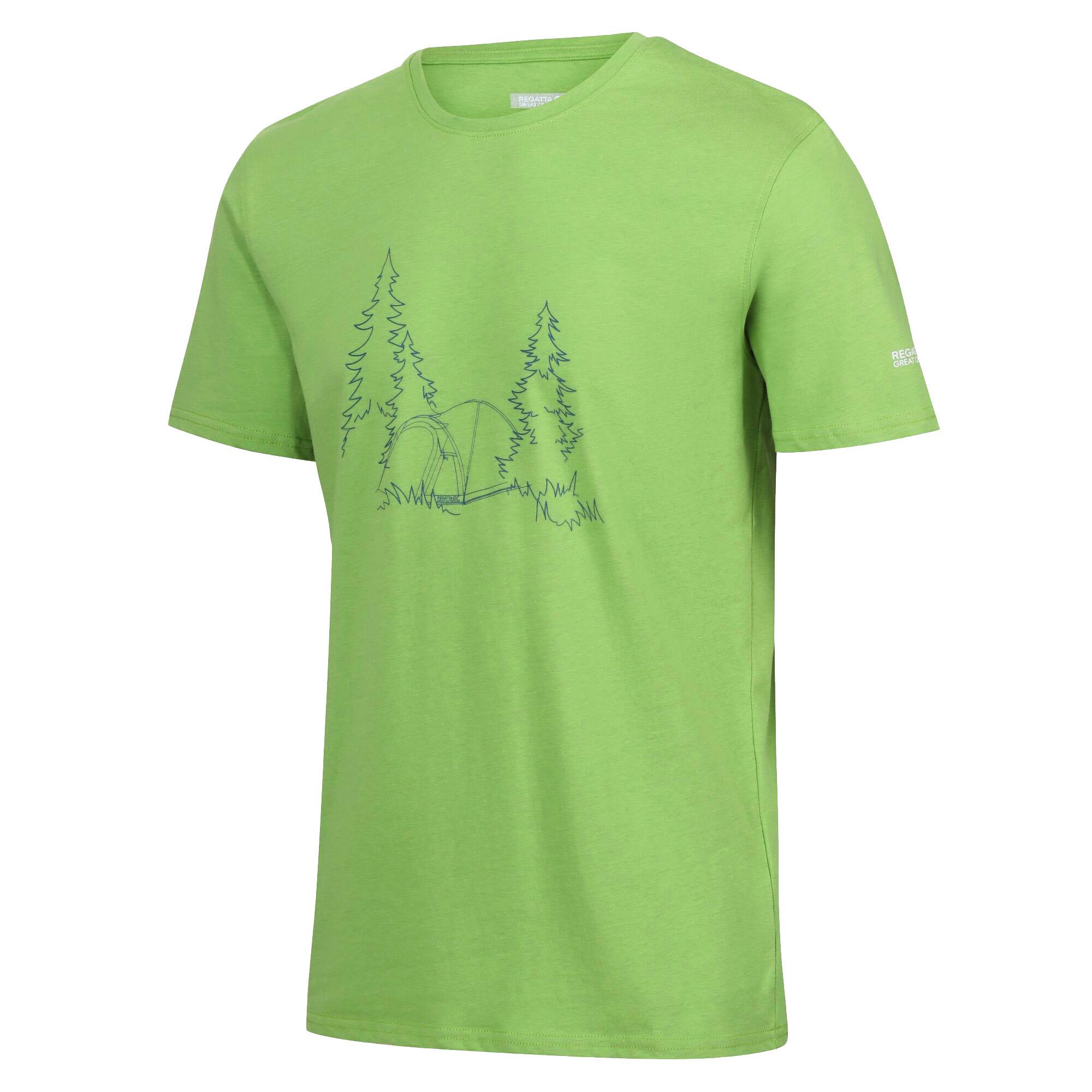 Regatta Mens Breezed IV T Shirt Cotton Super Soft Short Sleeved Top - Picture 17 of 50