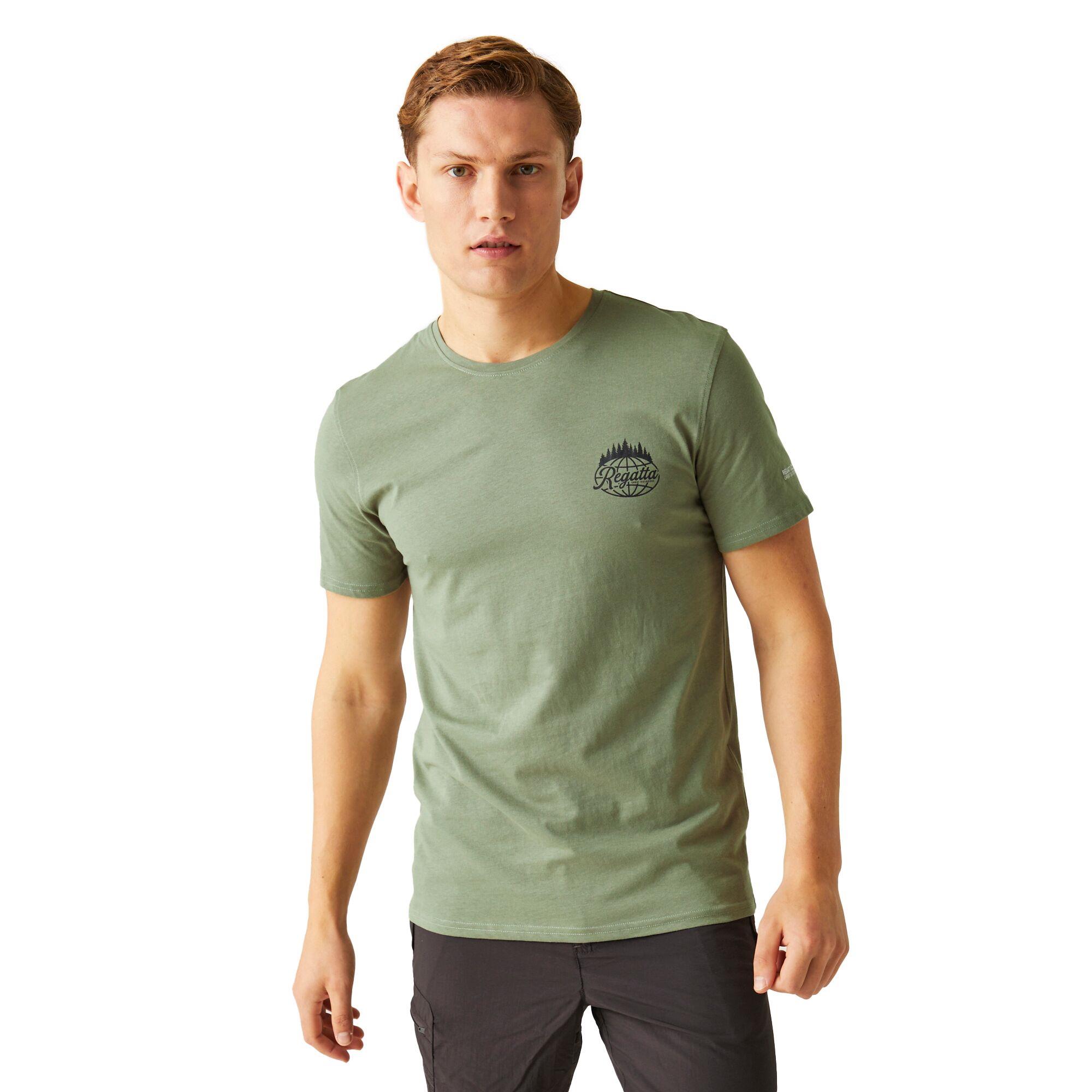 Regatta Mens Breezed IV T Shirt Cotton Super Soft Short Sleeved Top - Picture 19 of 50