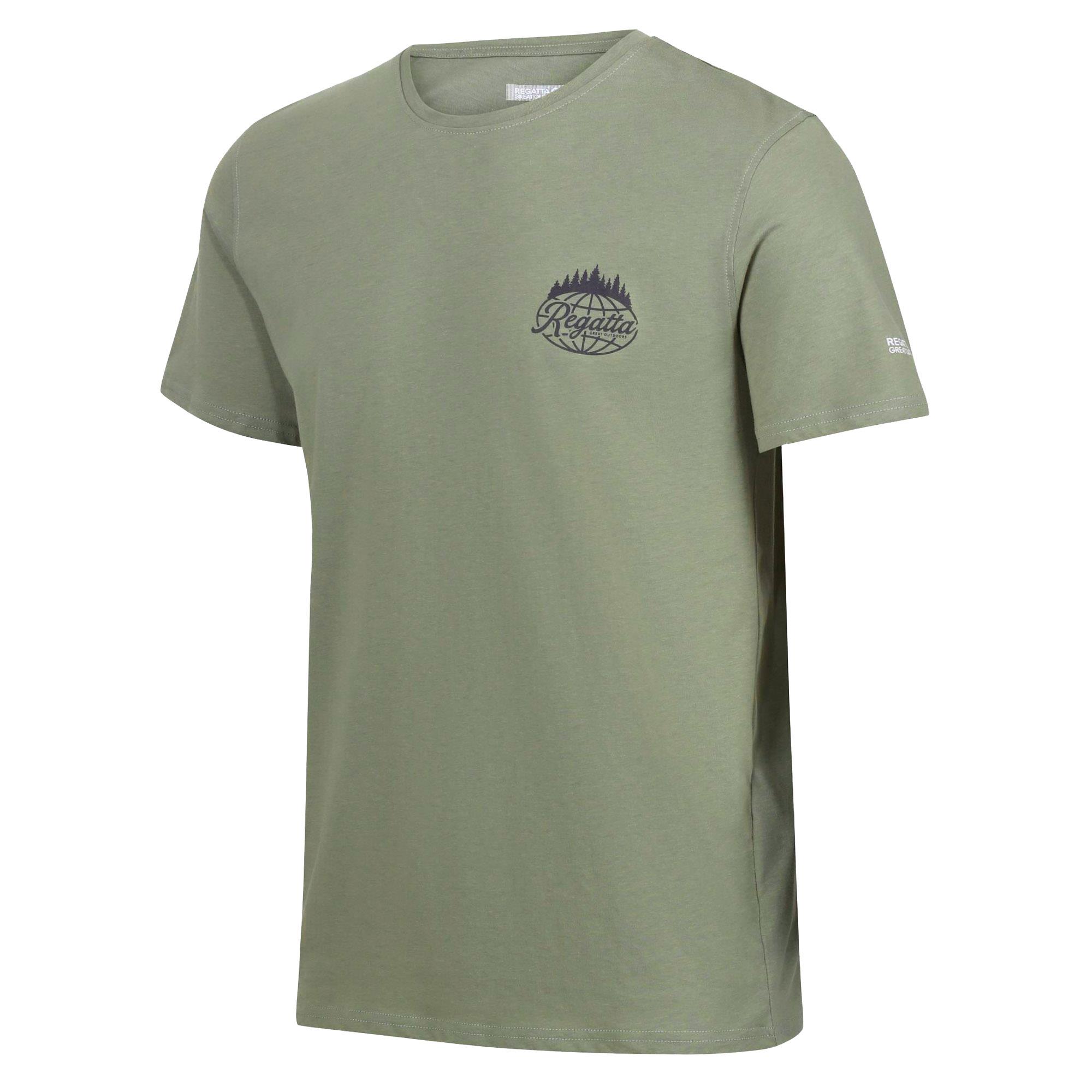 Regatta Mens Breezed IV T Shirt Cotton Super Soft Short Sleeved Top - Picture 23 of 50