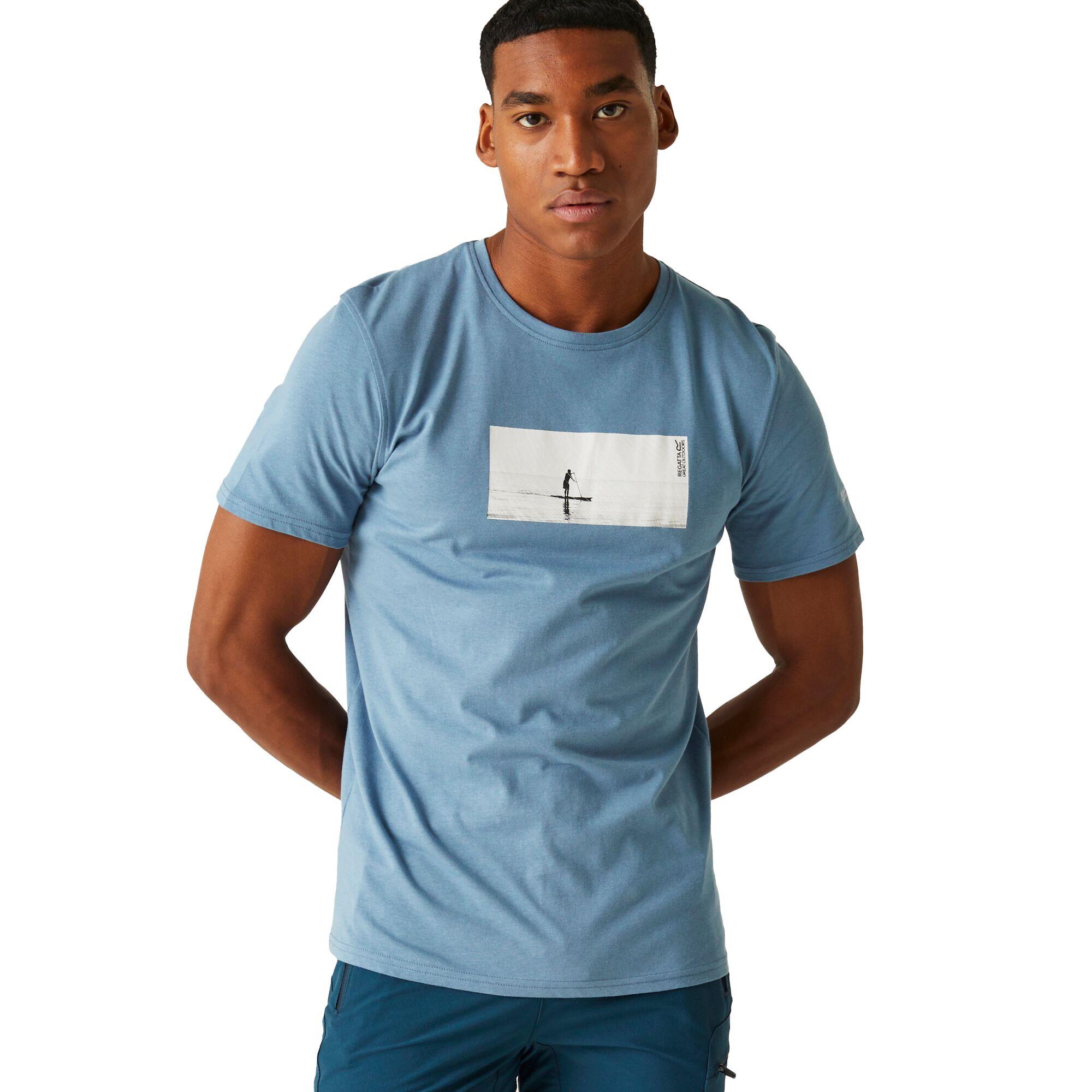 Regatta Mens Breezed IV T Shirt Cotton Super Soft Short Sleeved Top - Picture 25 of 50