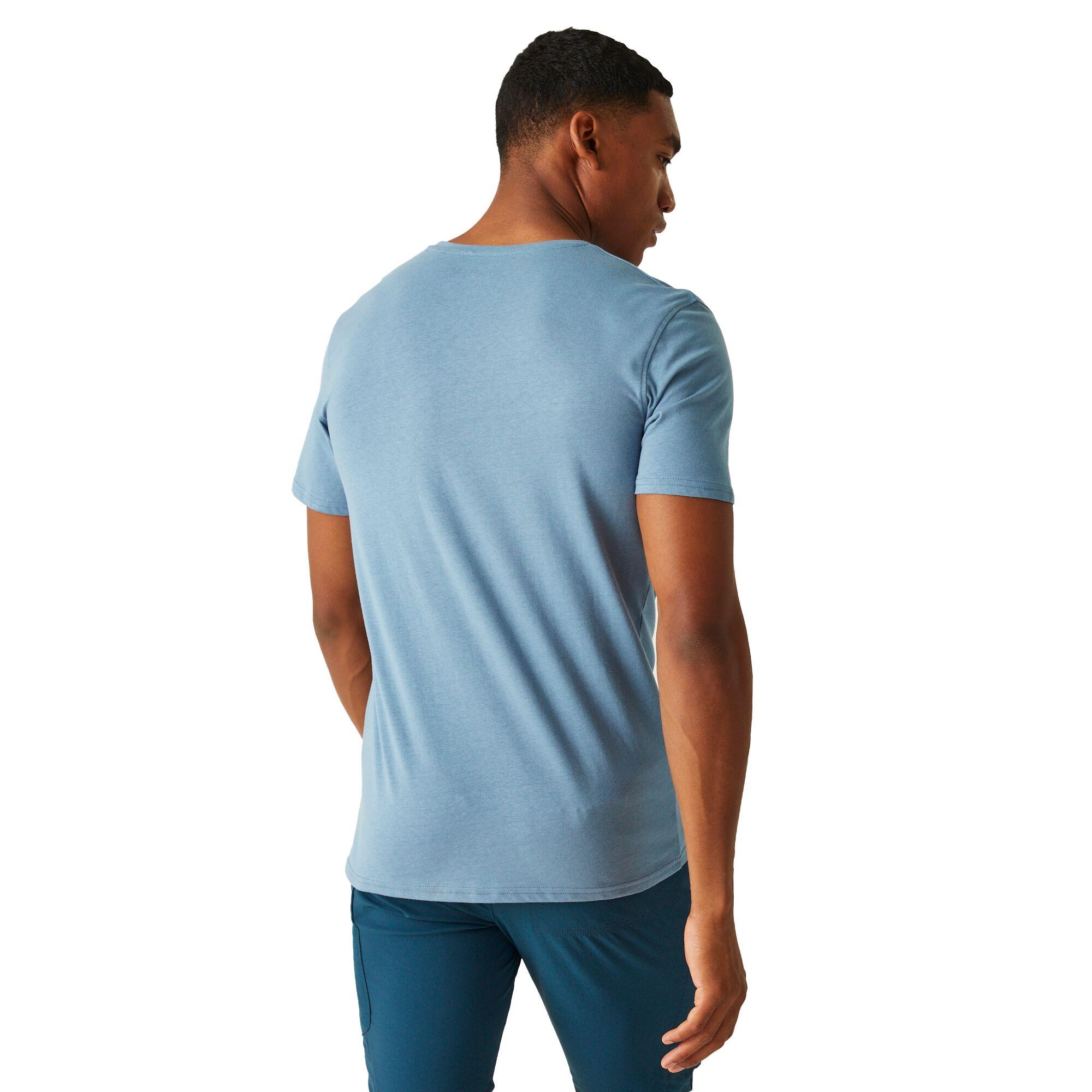 Regatta Mens Breezed IV T Shirt Cotton Super Soft Short Sleeved Top - Picture 26 of 50