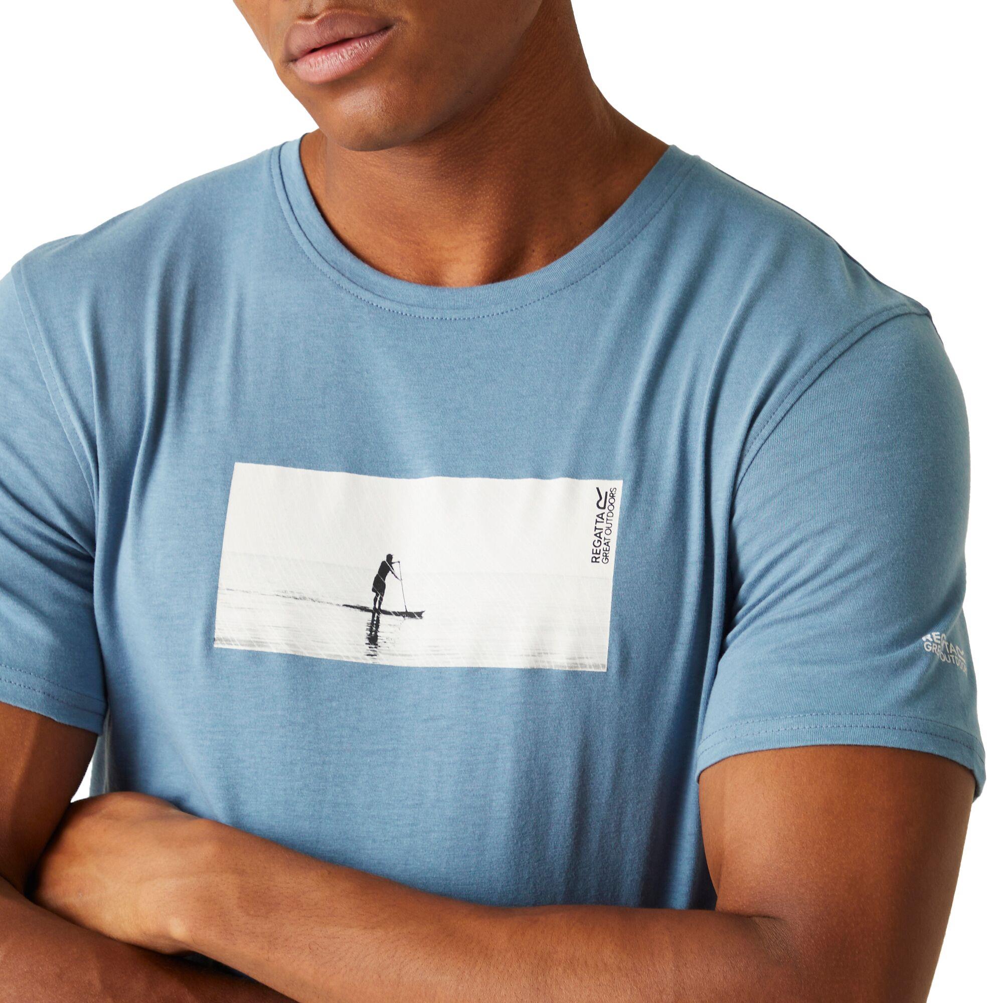 Regatta Mens Breezed IV T Shirt Cotton Super Soft Short Sleeved Top - Picture 28 of 50