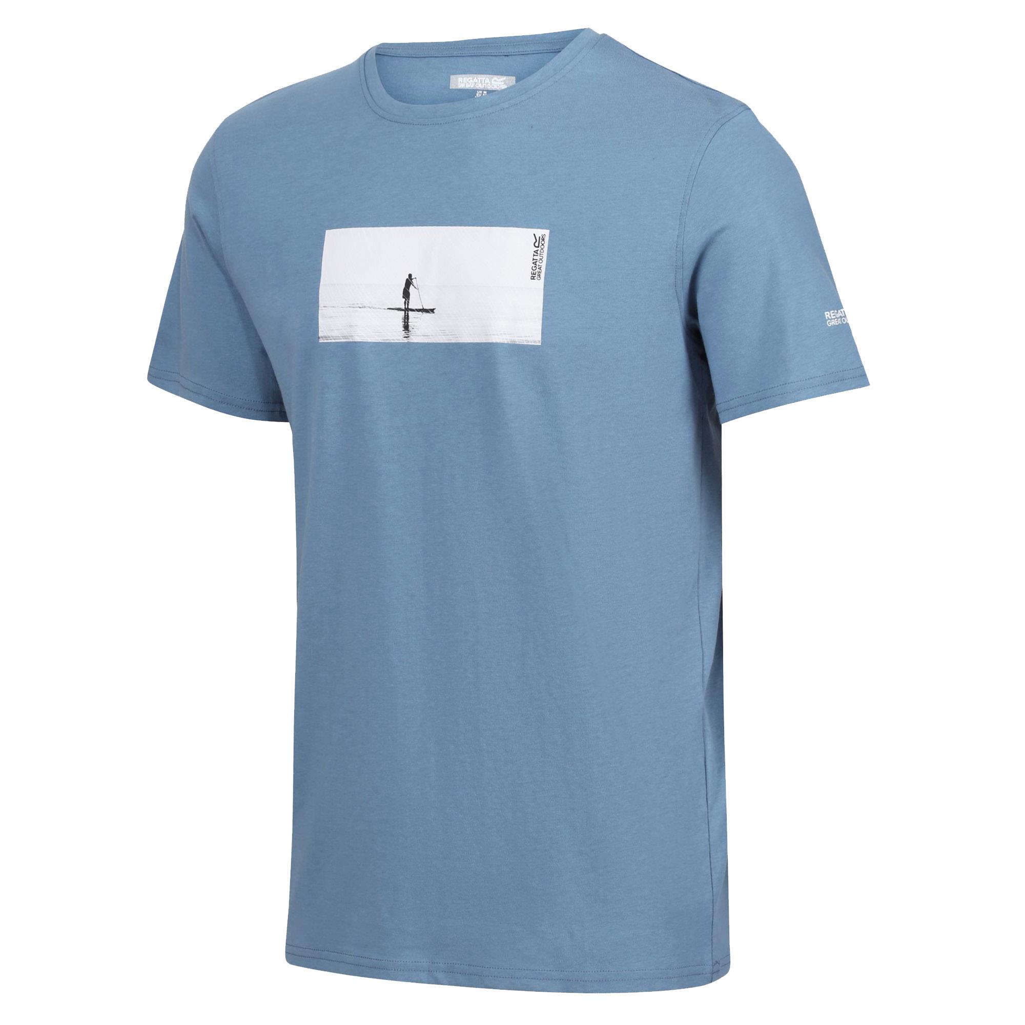 Regatta Mens Breezed IV T Shirt Cotton Super Soft Short Sleeved Top - Picture 29 of 50