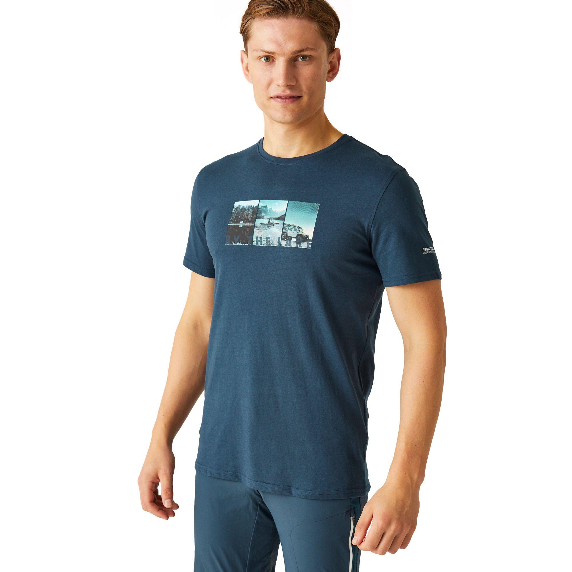 Regatta Mens Breezed IV T Shirt Cotton Super Soft Short Sleeved Top - Picture 31 of 50