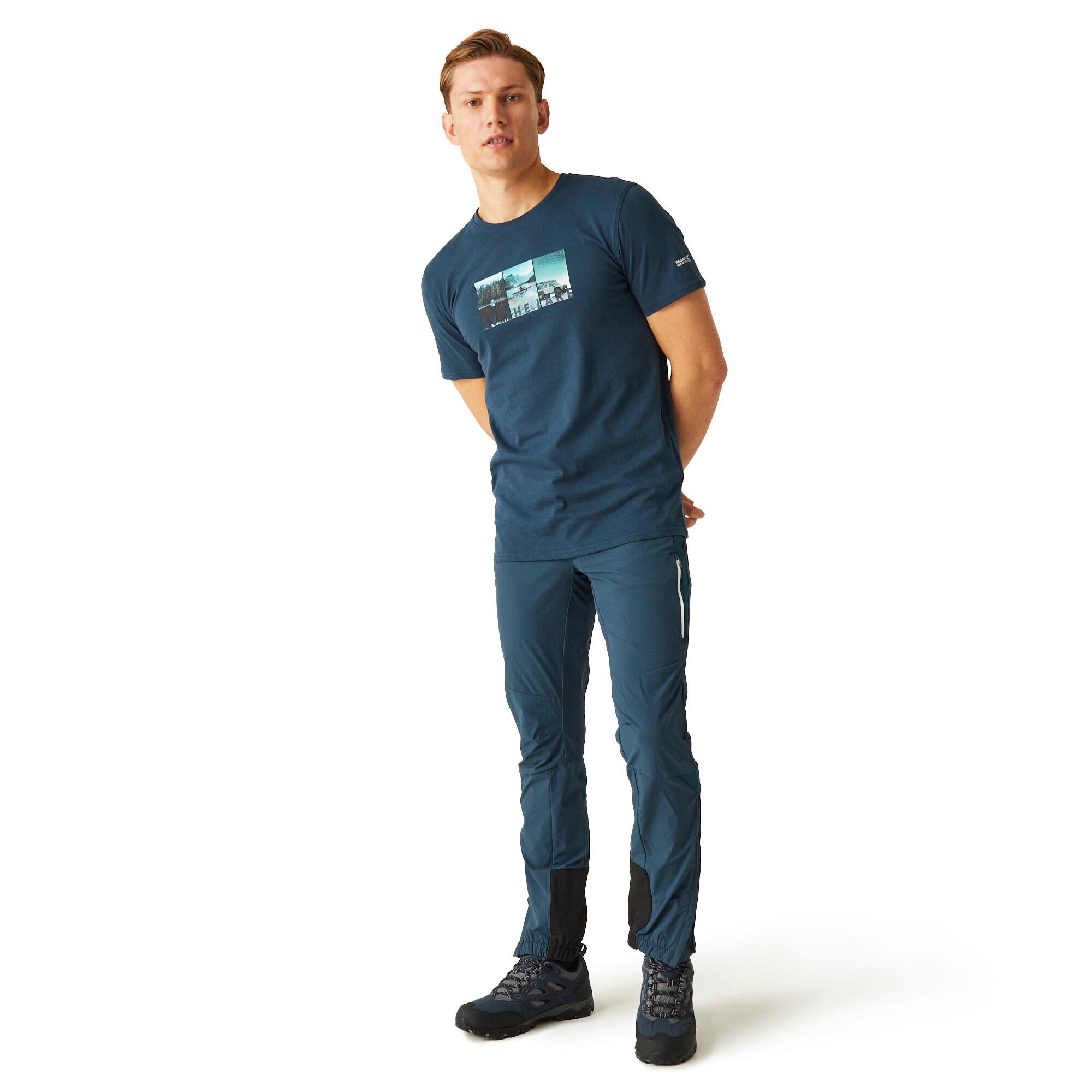 Regatta Mens Breezed IV T Shirt Cotton Super Soft Short Sleeved Top - Picture 33 of 50