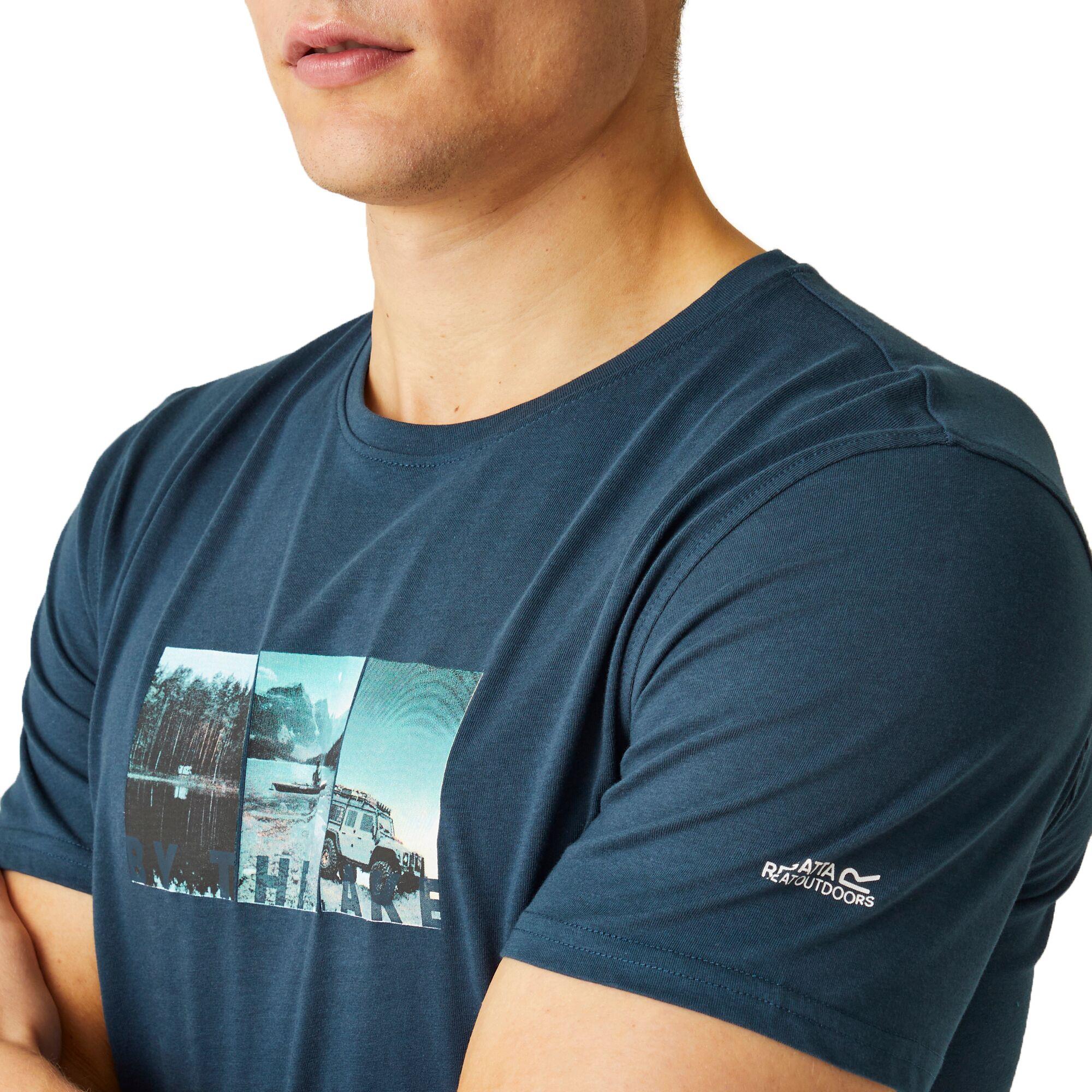 Regatta Mens Breezed IV T Shirt Cotton Super Soft Short Sleeved Top - Picture 34 of 50