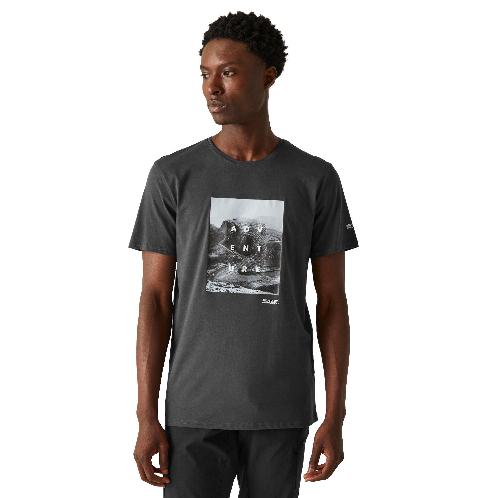 Regatta Mens Breezed IV T Shirt Cotton Super Soft Short Sleeved Top - Picture 37 of 50