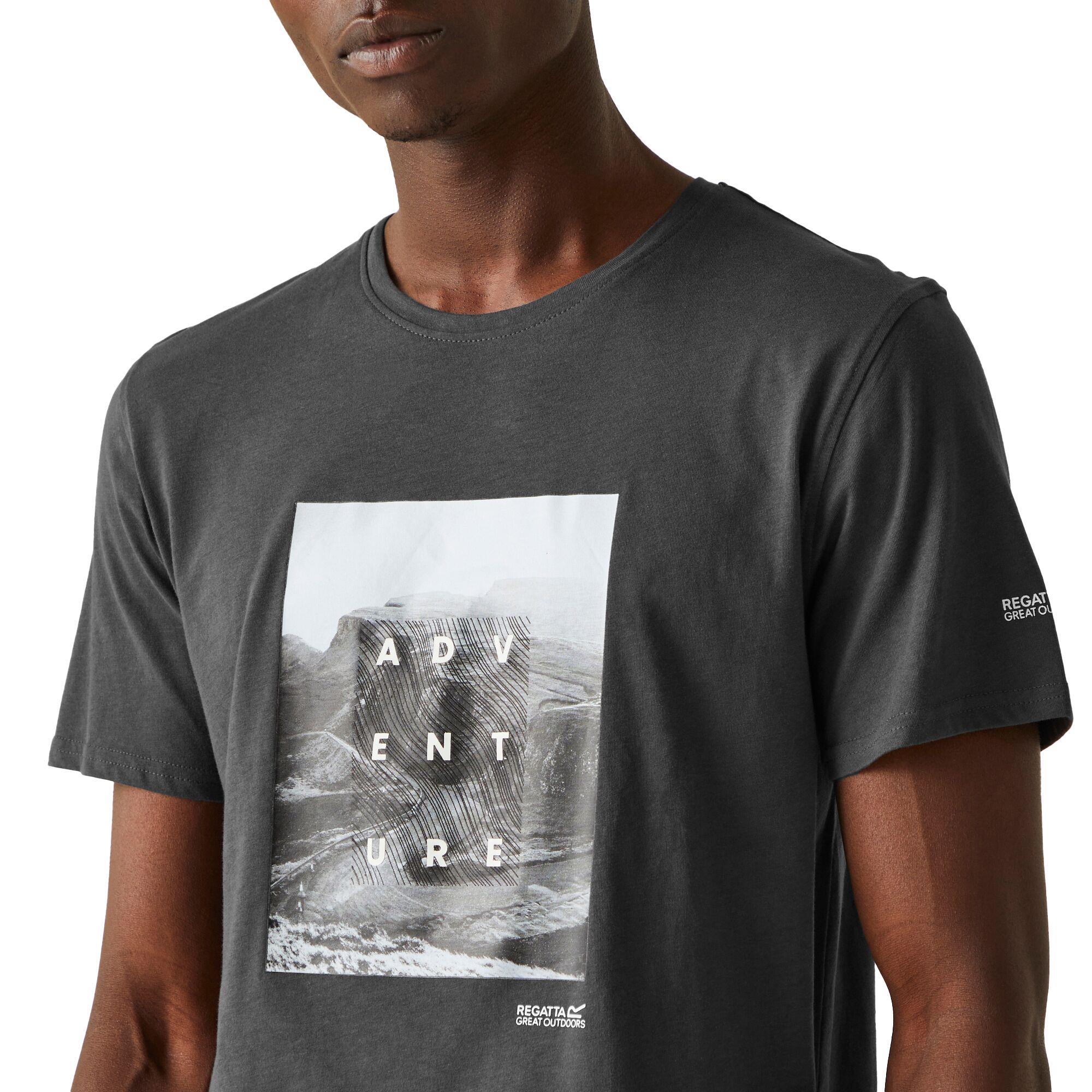 Regatta Mens Breezed IV T Shirt Cotton Super Soft Short Sleeved Top - Picture 40 of 50