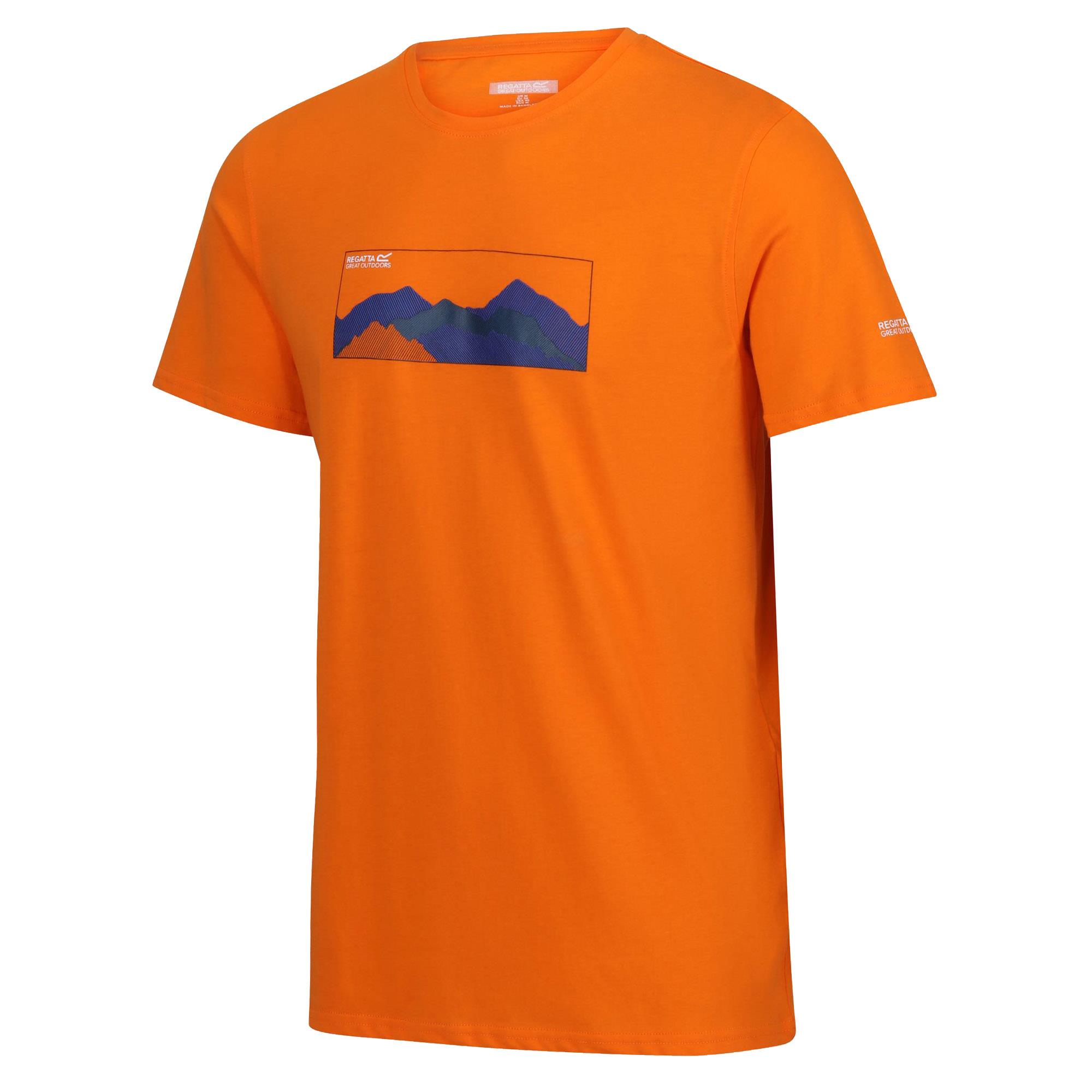 Regatta Mens Breezed IV T Shirt Cotton Super Soft Short Sleeved Top - Picture 43 of 50