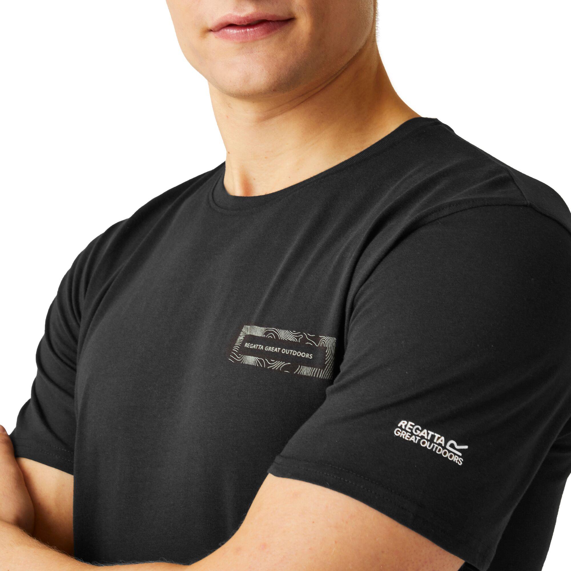 Regatta Mens Breezed IV T Shirt Cotton Super Soft Short Sleeved Top - Picture 48 of 50