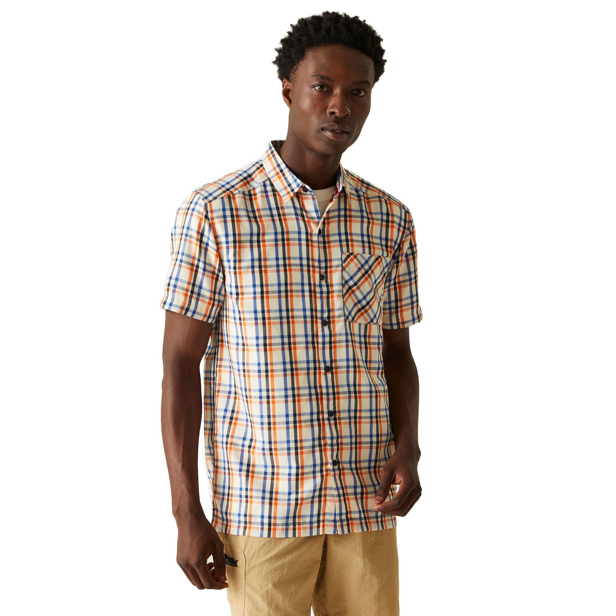 Regatta Mens Mindano VIII Shirt Short Sleeved Quick Dry - Picture 7 of 60