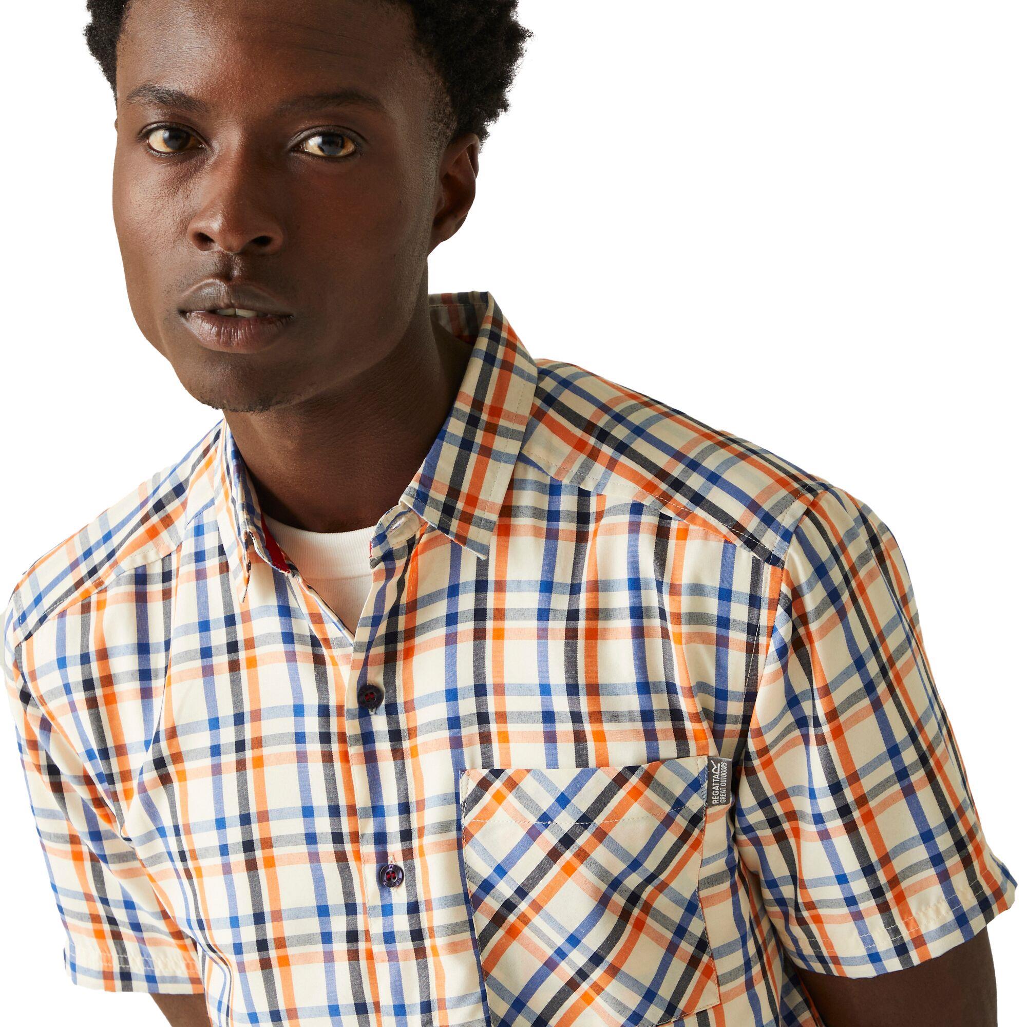 Regatta Mens Mindano VIII Shirt Short Sleeved Quick Dry - Picture 10 of 60