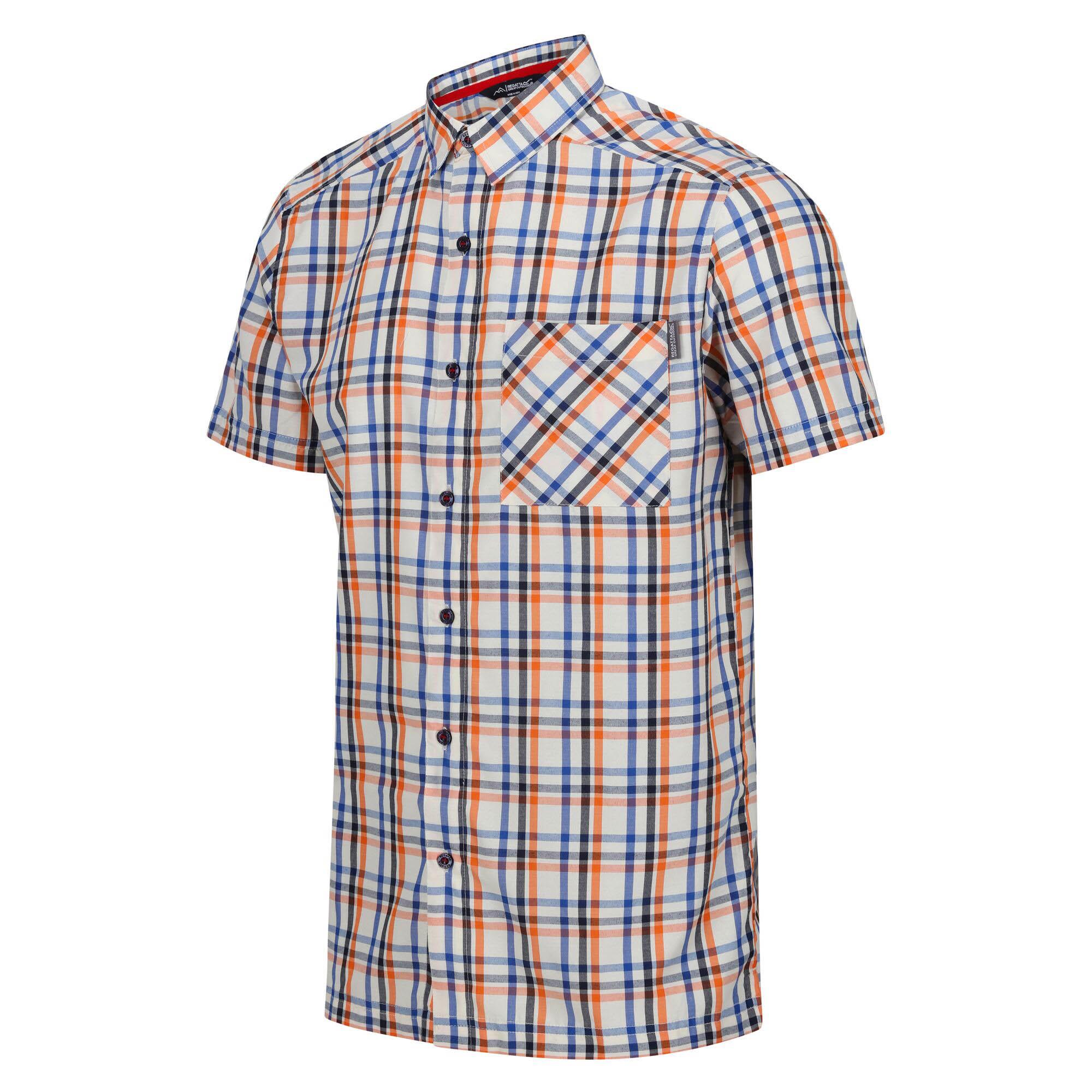 Regatta Mens Mindano VIII Shirt Short Sleeved Quick Dry - Picture 11 of 60
