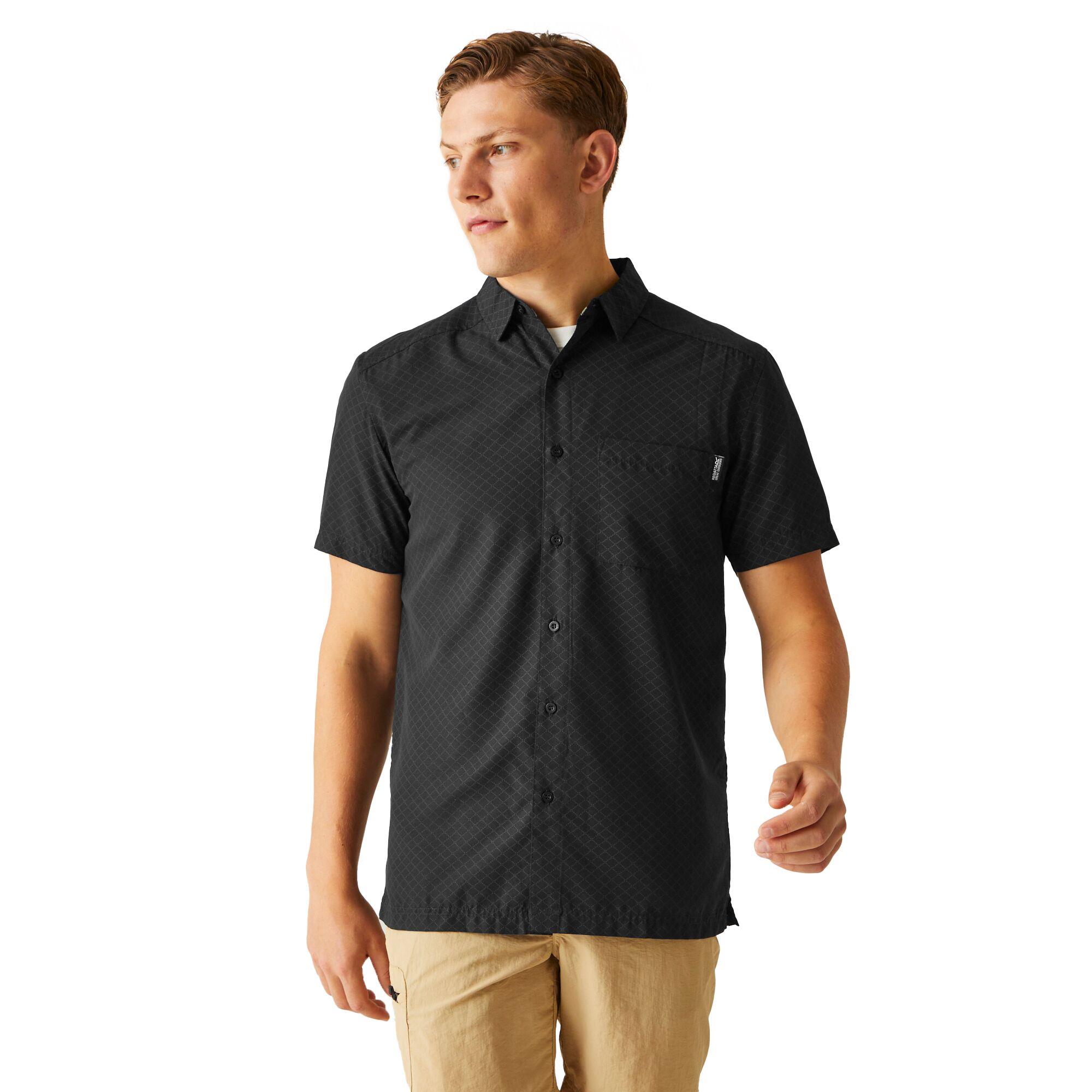 Regatta Mens Mindano VIII Shirt Short Sleeved Quick Dry - Picture 13 of 60