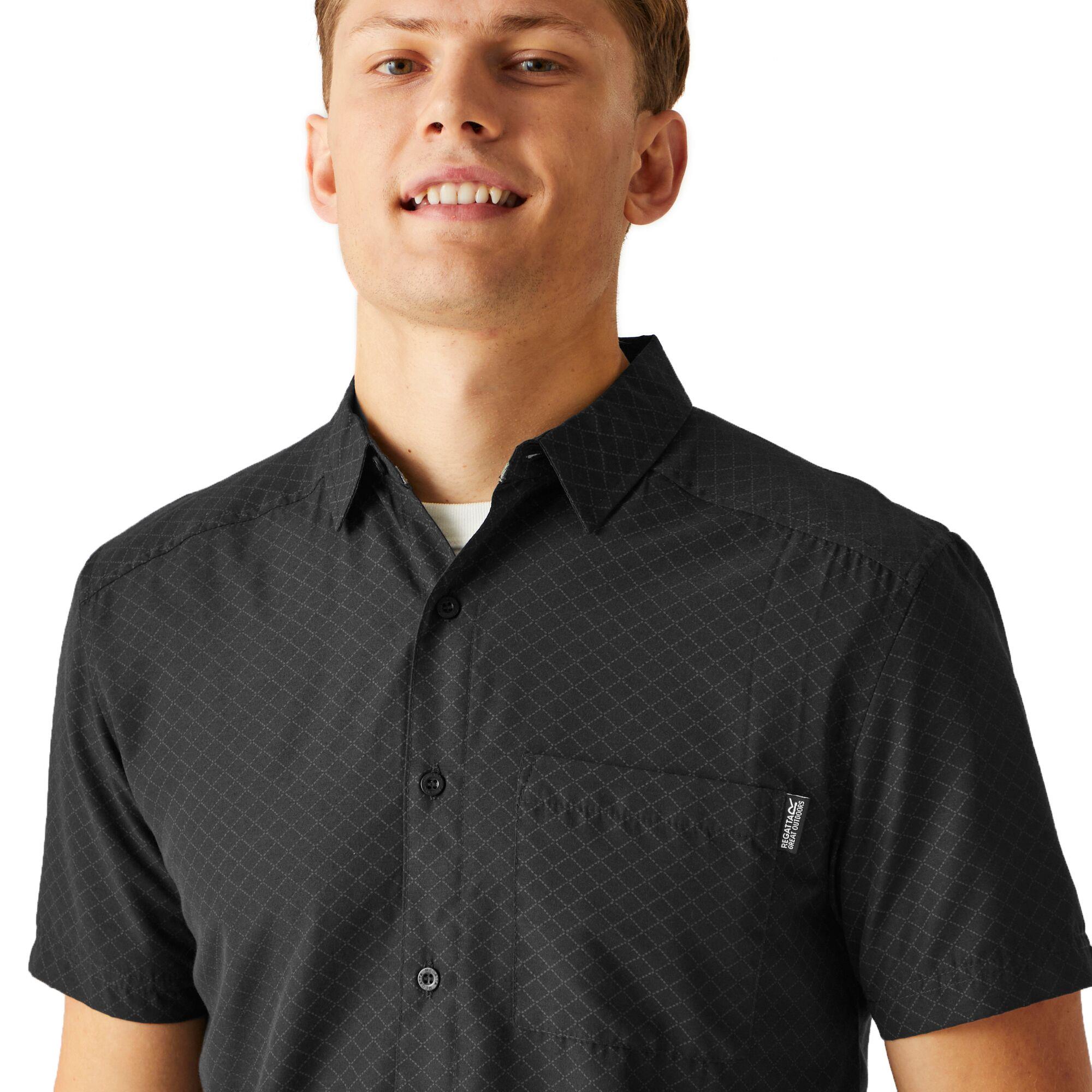 Regatta Mens Mindano VIII Shirt Short Sleeved Quick Dry - Picture 16 of 60