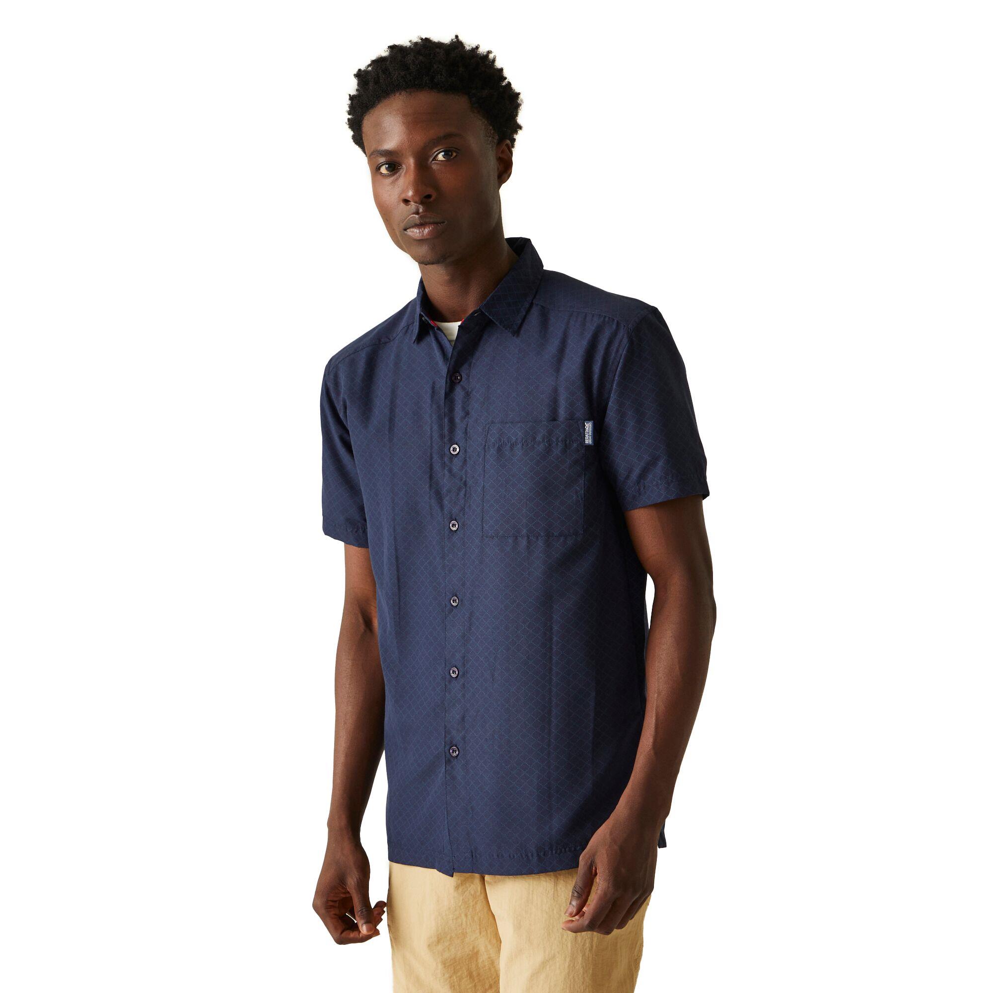 Regatta Mens Mindano VIII Shirt Short Sleeved Quick Dry - Picture 19 of 60