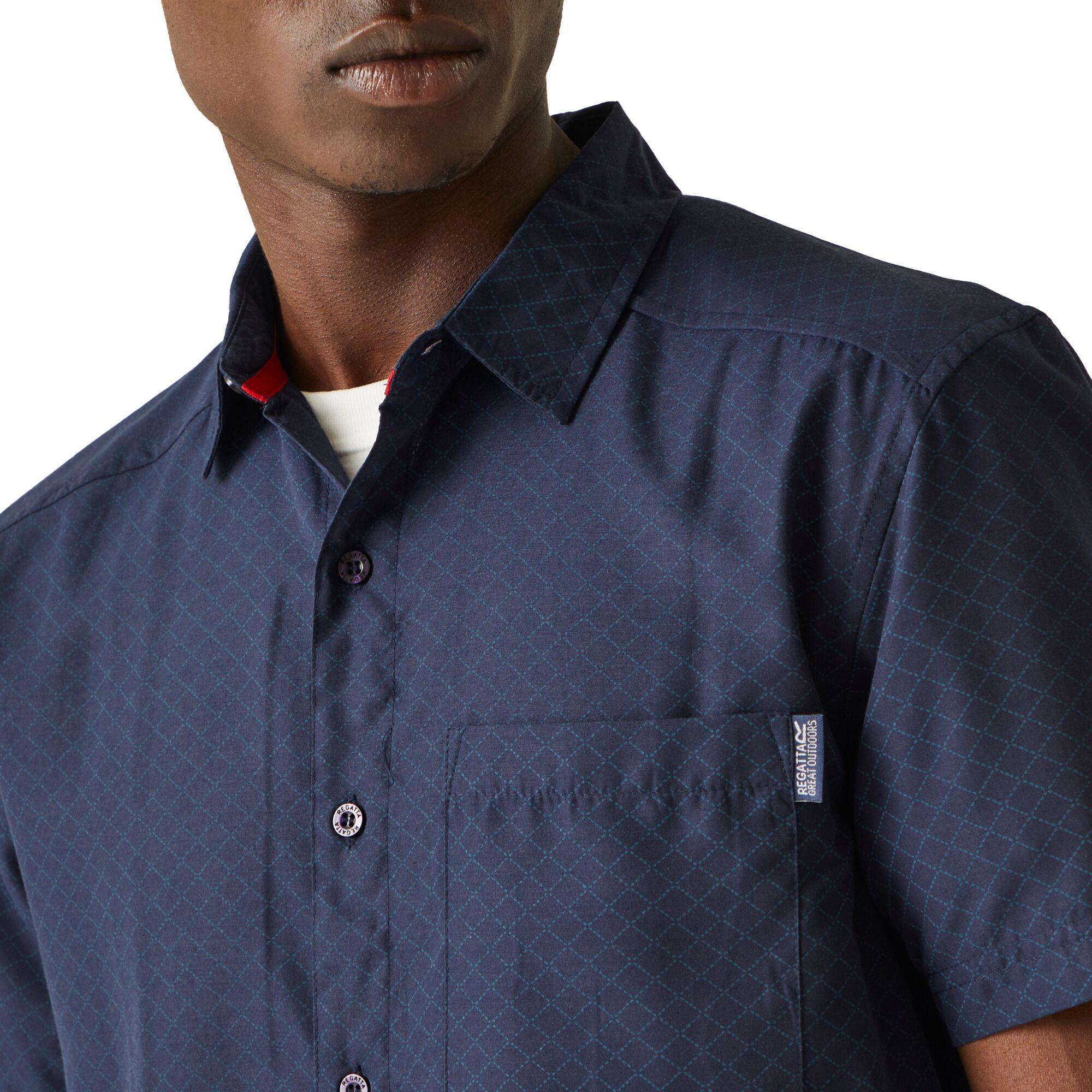 Regatta Mens Mindano VIII Shirt Short Sleeved Quick Dry - Picture 22 of 60