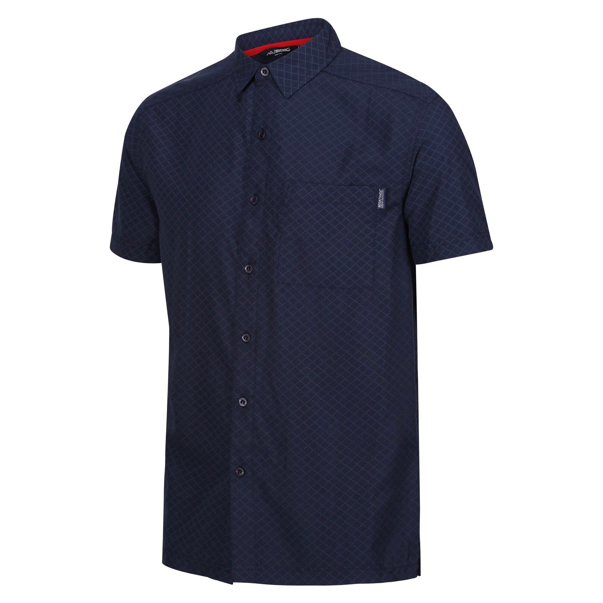 Regatta Mens Mindano VIII Shirt Short Sleeved Quick Dry - Picture 23 of 60