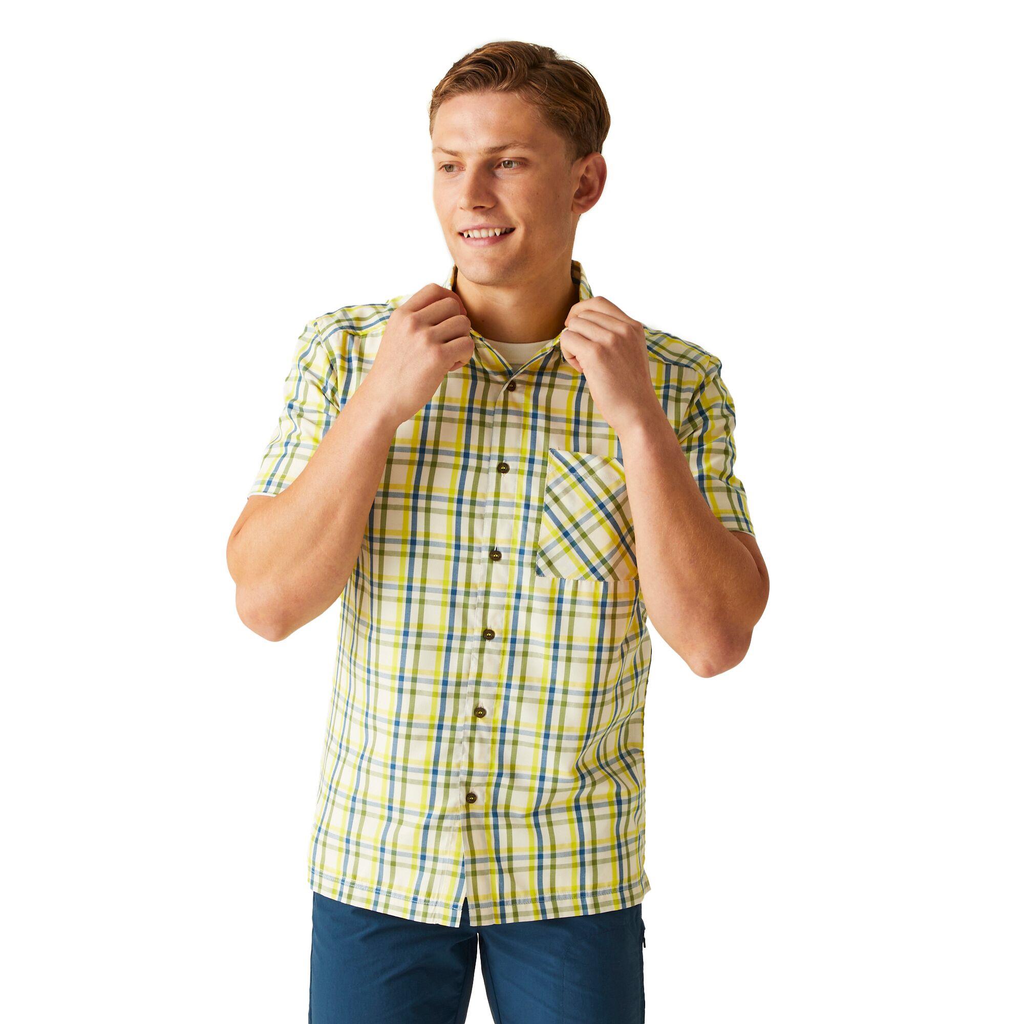 Regatta Mens Mindano VIII Shirt Short Sleeved Quick Dry - Picture 31 of 60