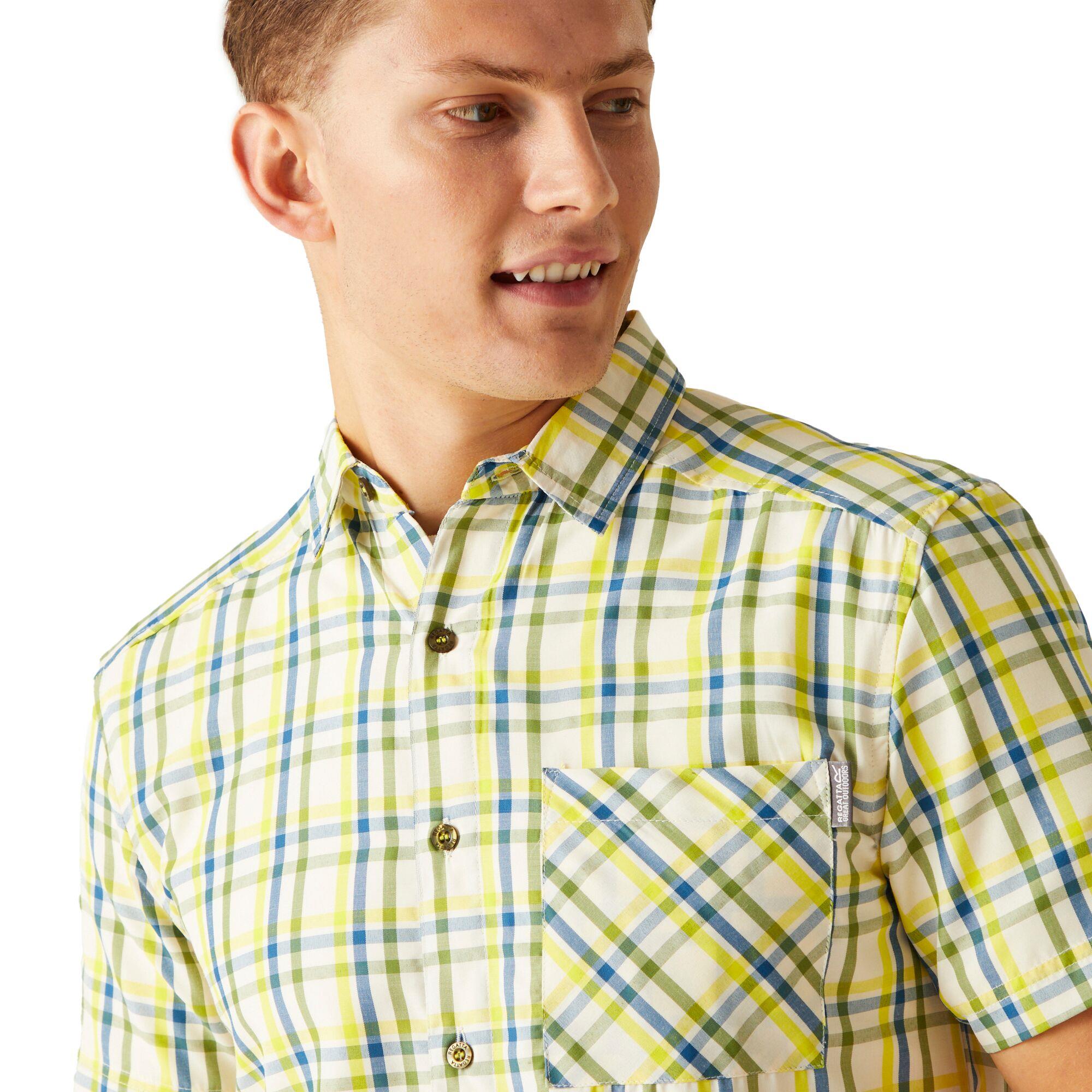 Regatta Mens Mindano VIII Shirt Short Sleeved Quick Dry - Picture 34 of 60