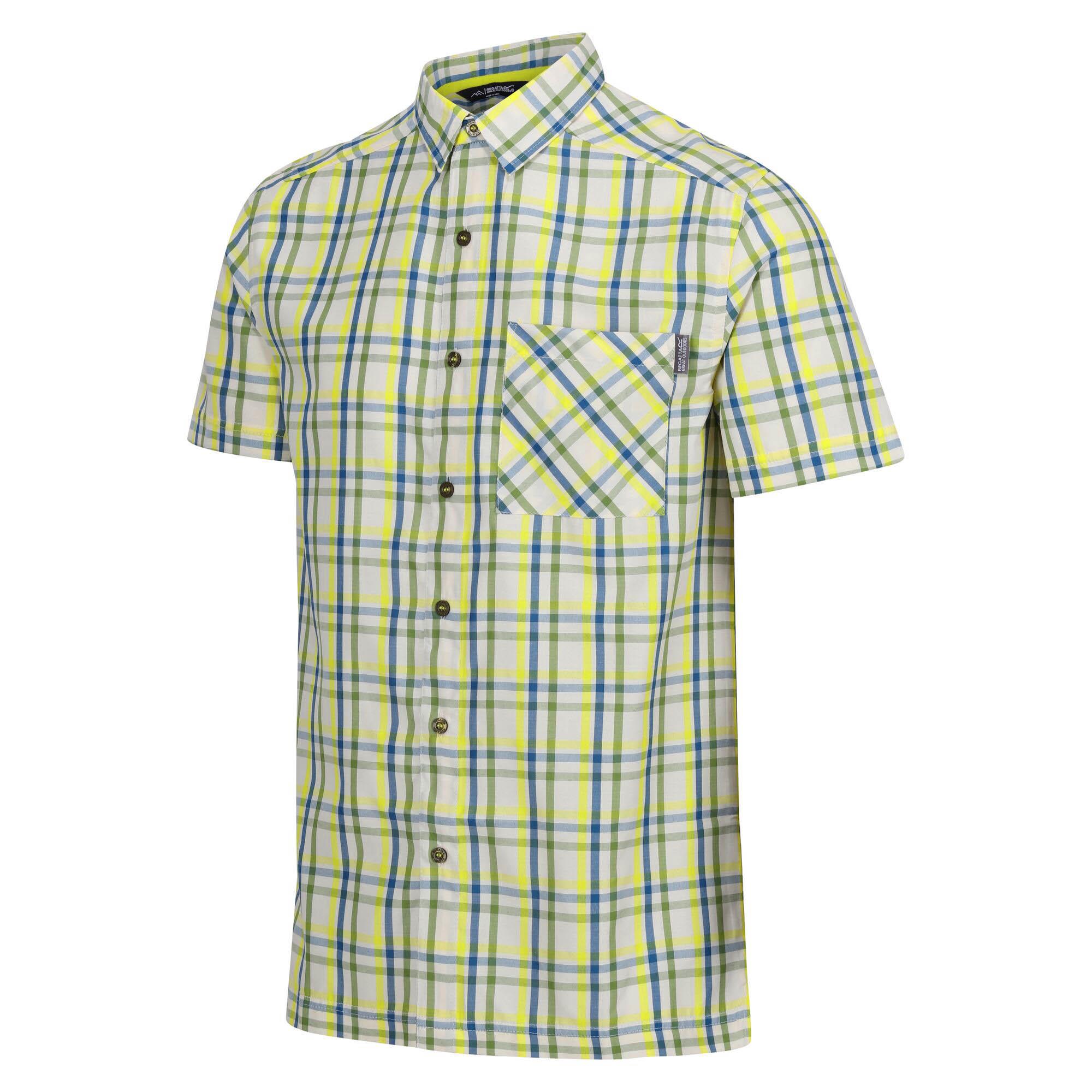 Regatta Mens Mindano VIII Shirt Short Sleeved Quick Dry - Picture 35 of 60