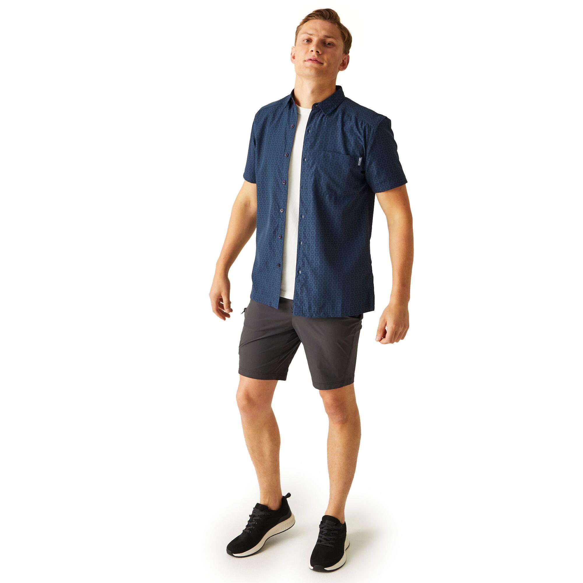 Regatta Mens Mindano VIII Shirt Short Sleeved Quick Dry - Picture 39 of 60