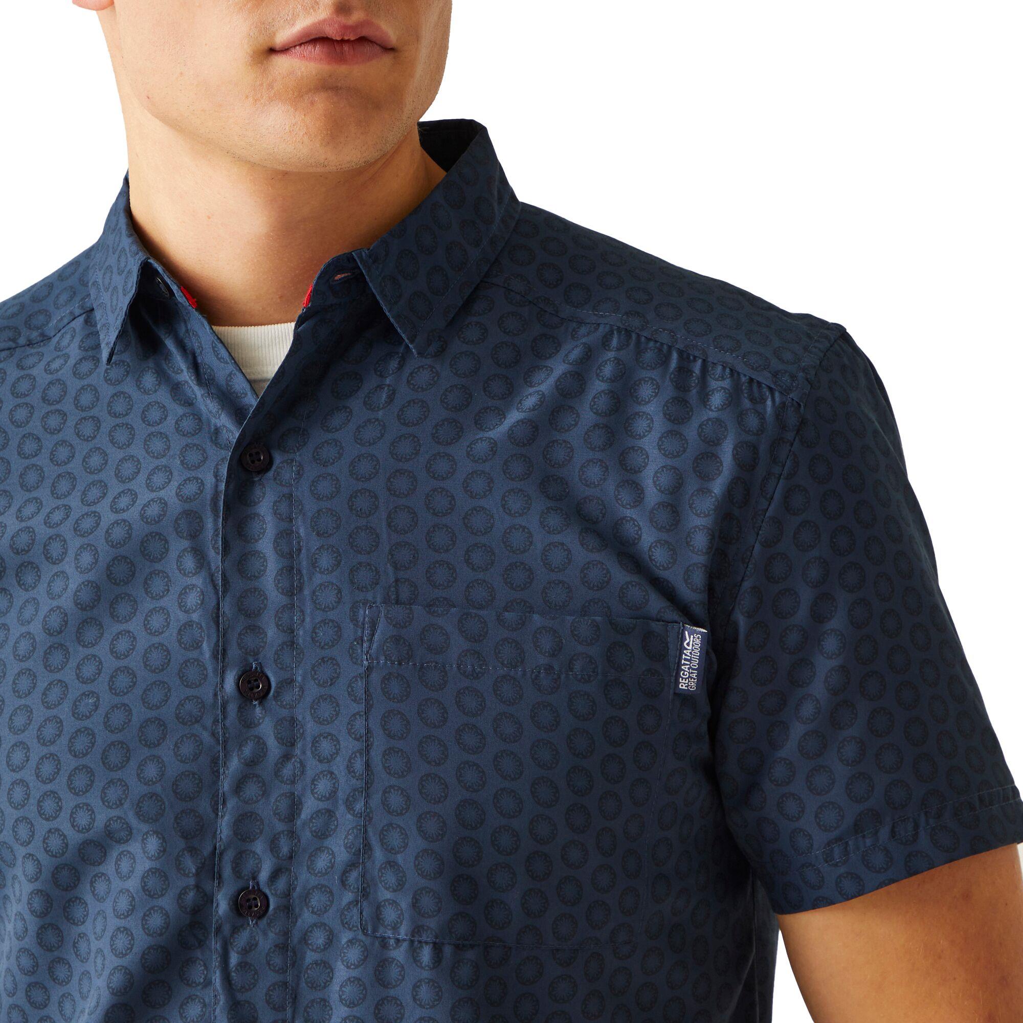 Regatta Mens Mindano VIII Shirt Short Sleeved Quick Dry - Picture 40 of 60