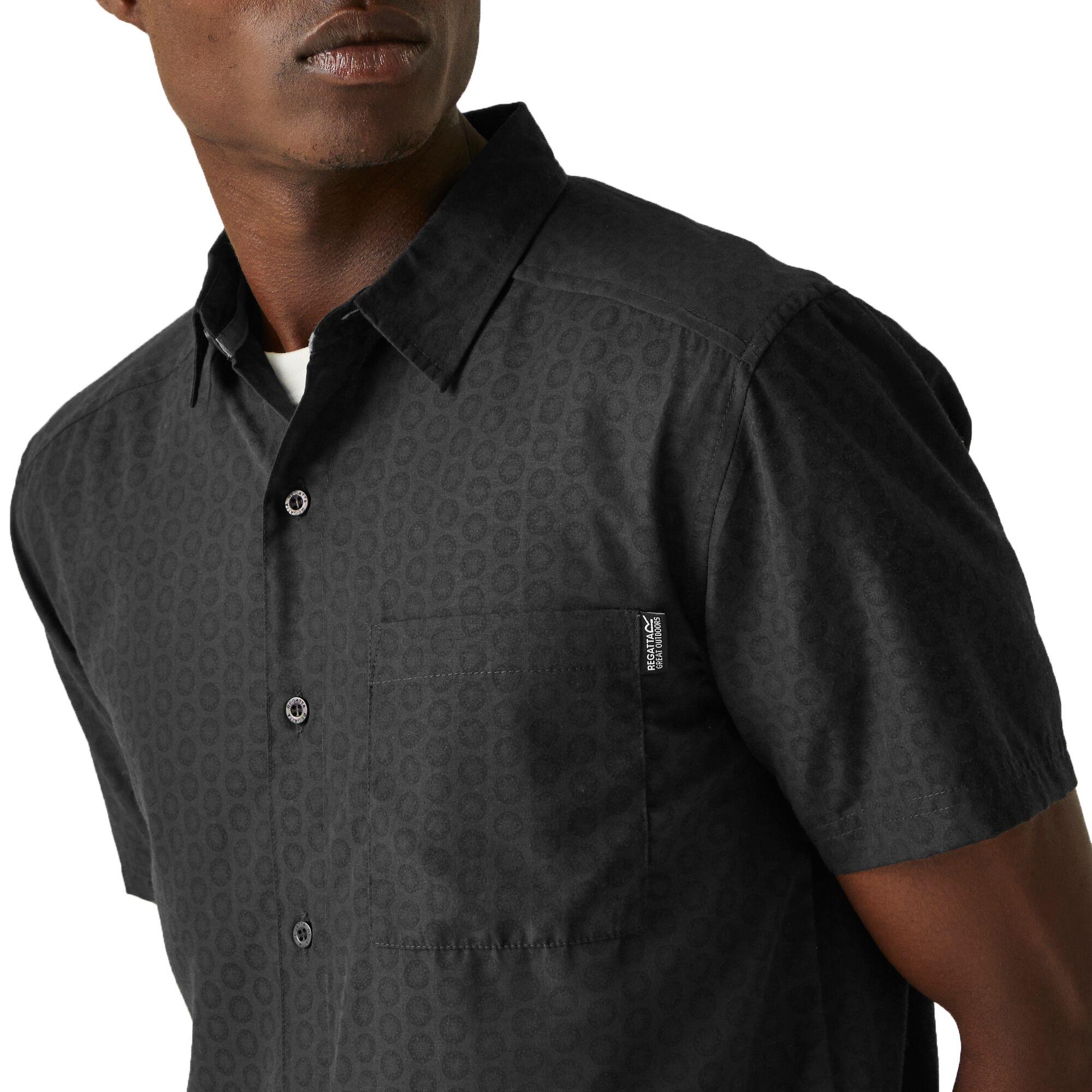 Regatta Mens Mindano VIII Shirt Short Sleeved Quick Dry - Picture 46 of 60