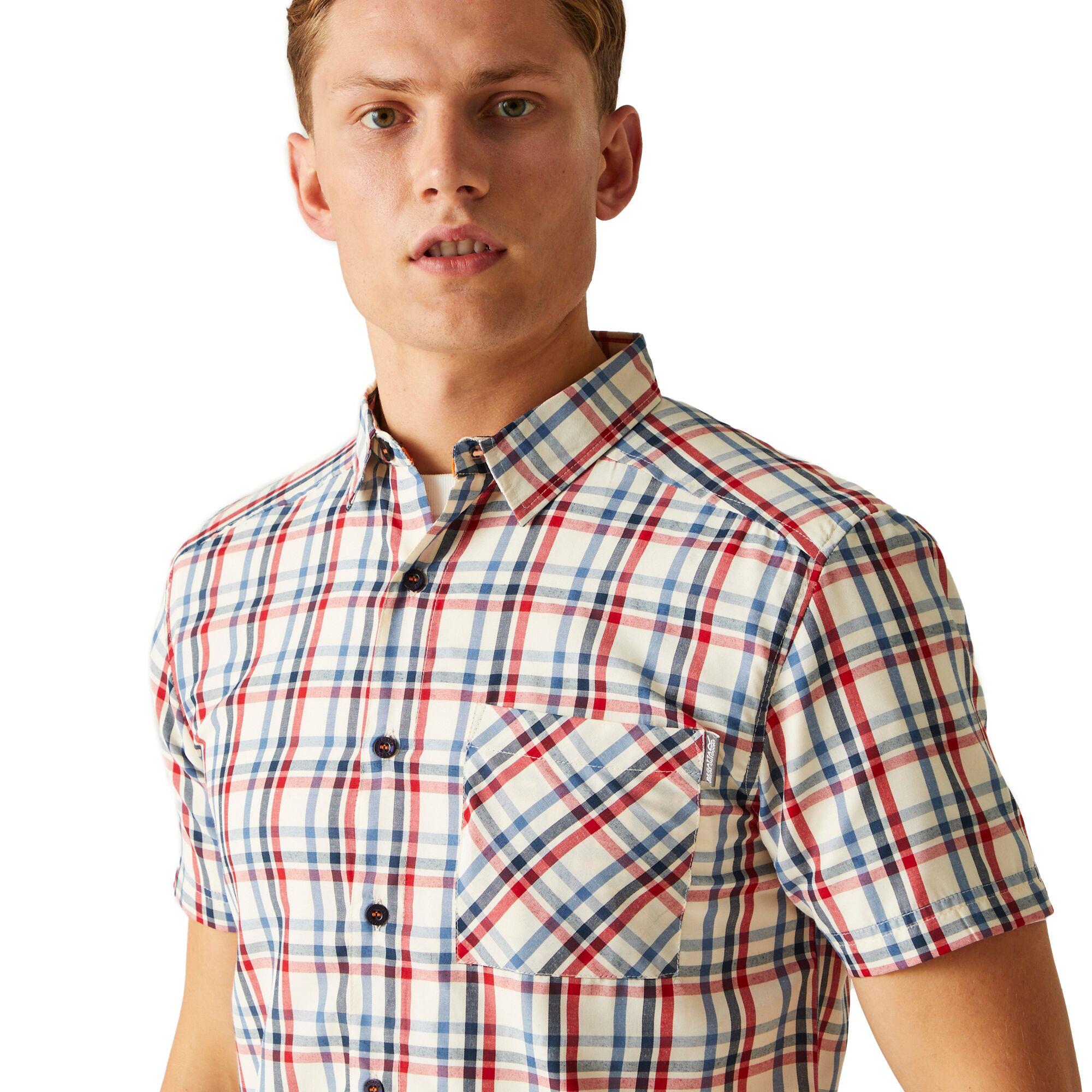 Regatta Mens Mindano VIII Shirt Short Sleeved Quick Dry - Picture 58 of 60