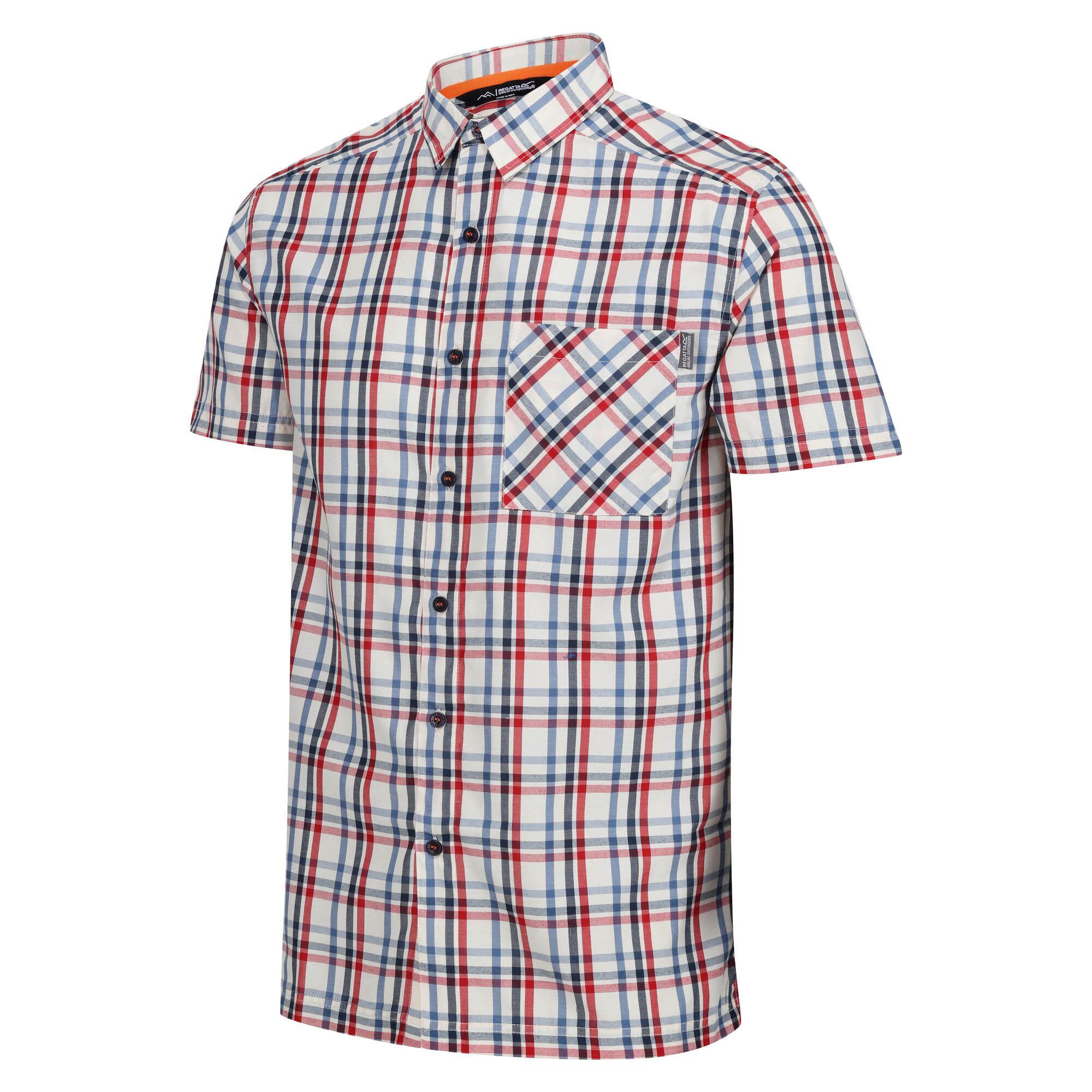 Regatta Mens Mindano VIII Shirt Short Sleeved Quick Dry - Picture 59 of 60