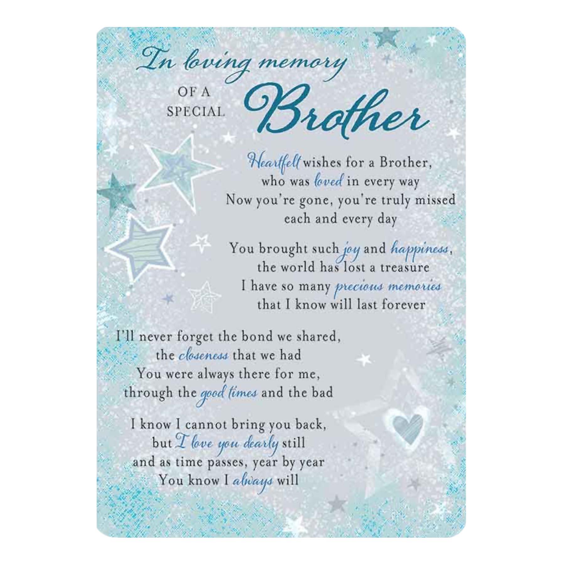 In Loving Memory Relation Graveside Memorial Card - Choose Design - Picture 22 of 29