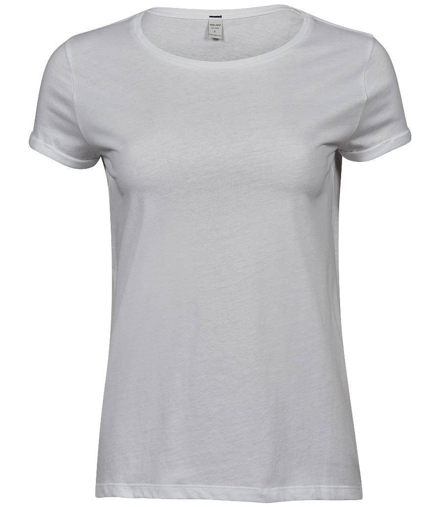 Camiseta enrollable de algodón Tee Jays para dama y mujer S-XXL - Imagen 5 de 5