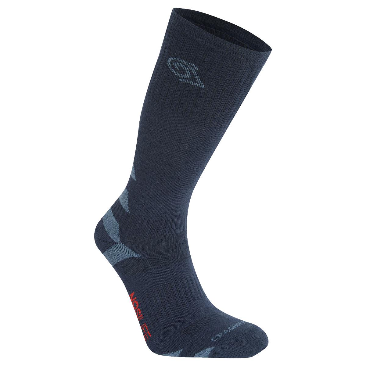 Craghoppers Nosilife Adventure Lightweight Travel Socks - Blckpep/Blck - UK3-5 - Image 8