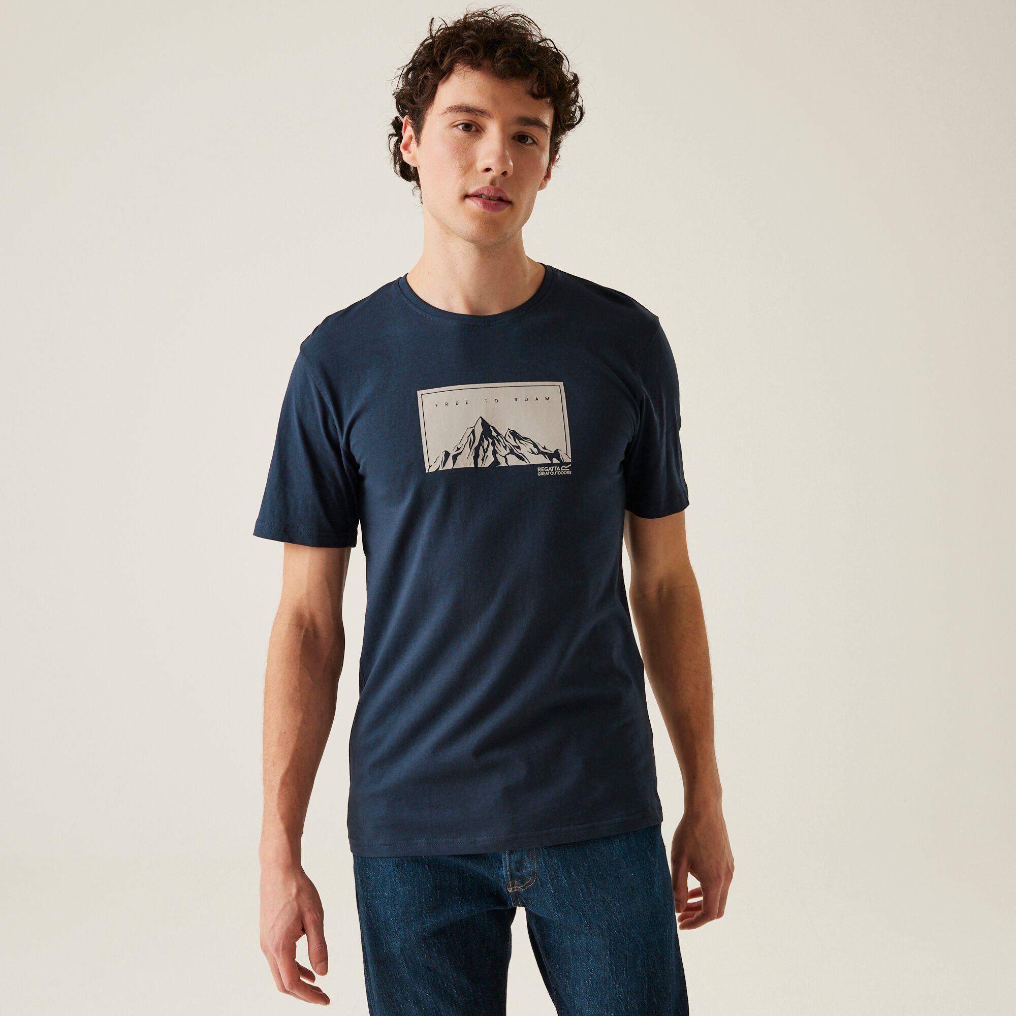 Regatta Mens Cline IX Short Sleeved T-Shirt - Picture 26 of 111