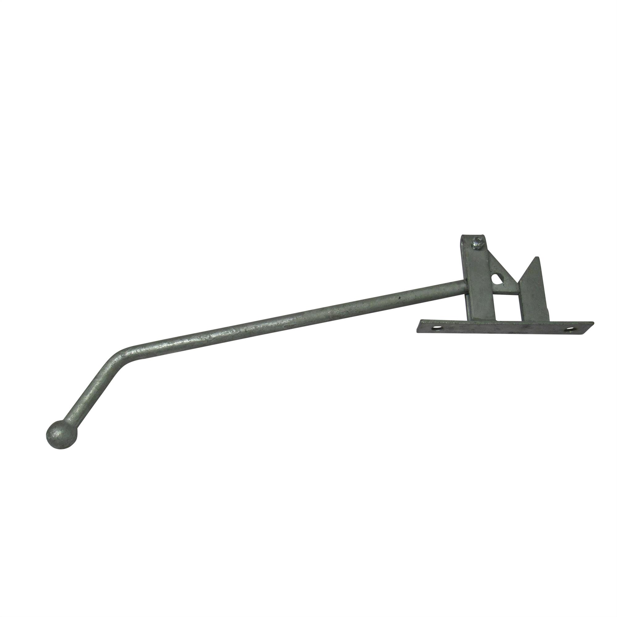 Heavy Duty Hunting Type Gate Catch (Black or Galvanised Auto Locking Latch)