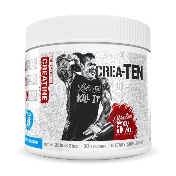 Rich Piana 5% Nutrition - Crea-Ten 225g flavoured creatine blend - Picture 6 of 7
