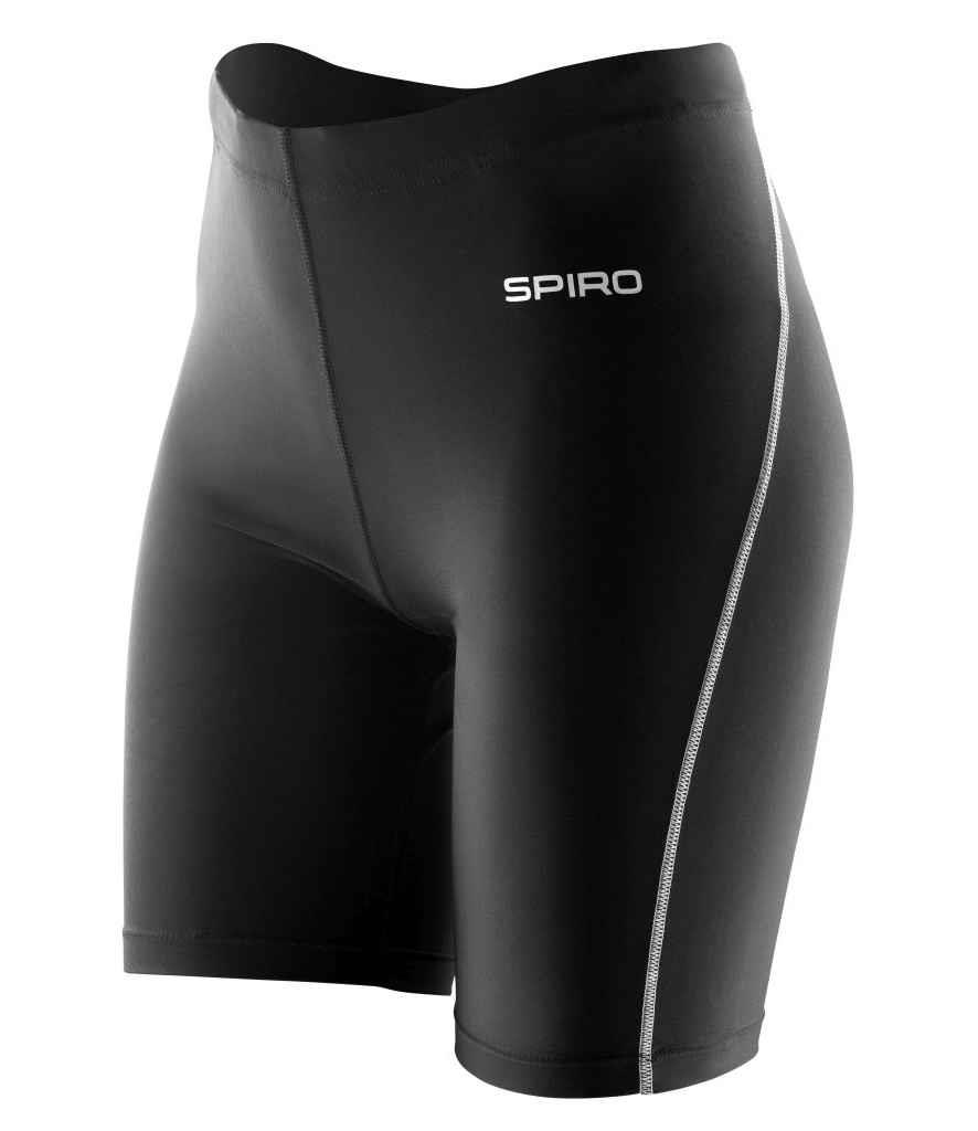 Pantalones cortos Spiro Bodyfit de capa base para dama - Imagen 3 de 3