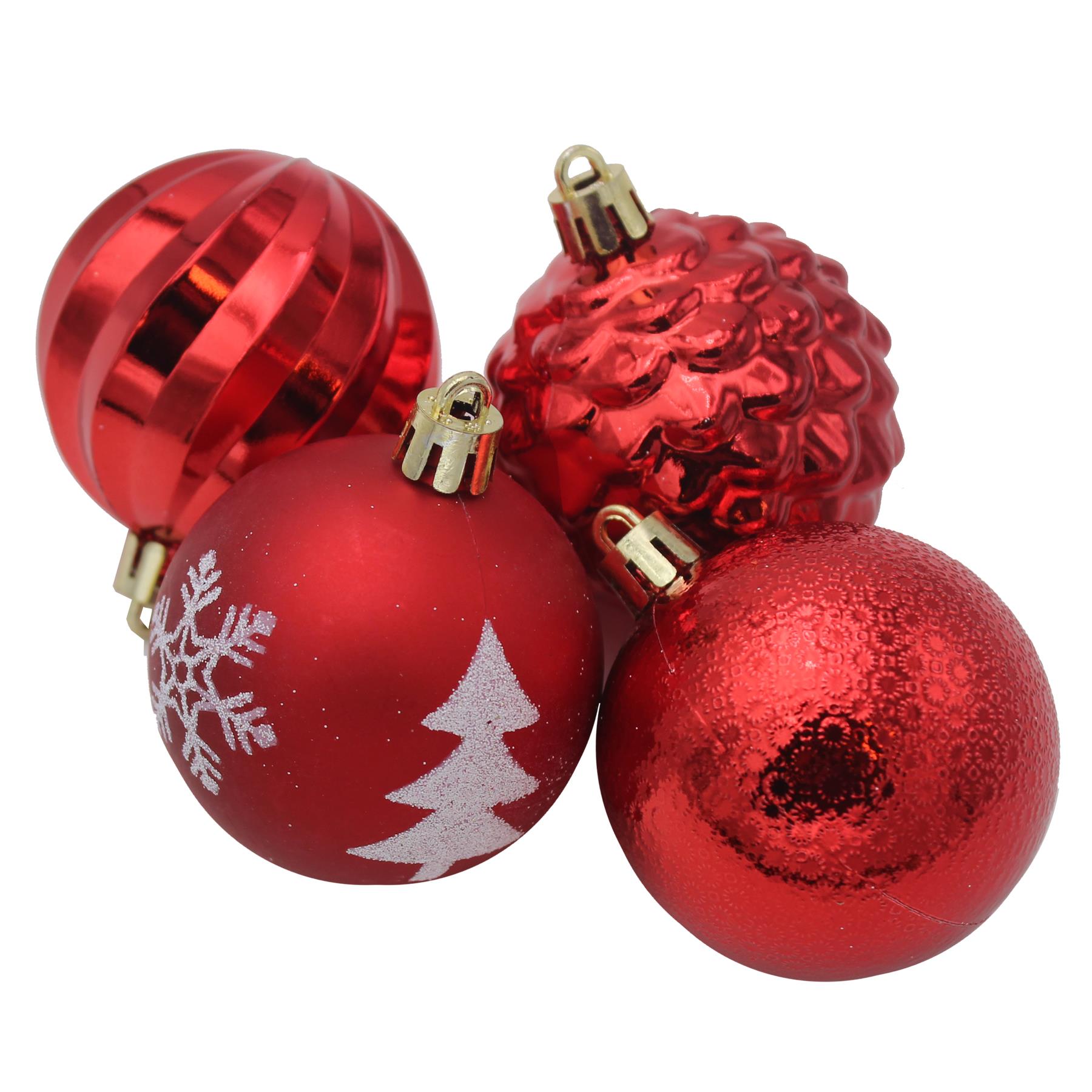 Weihnachtskugeln 20 Luxus Multi Finish 60 mm Baumschmuck - Farbe wählbar - Bild 3 von 22