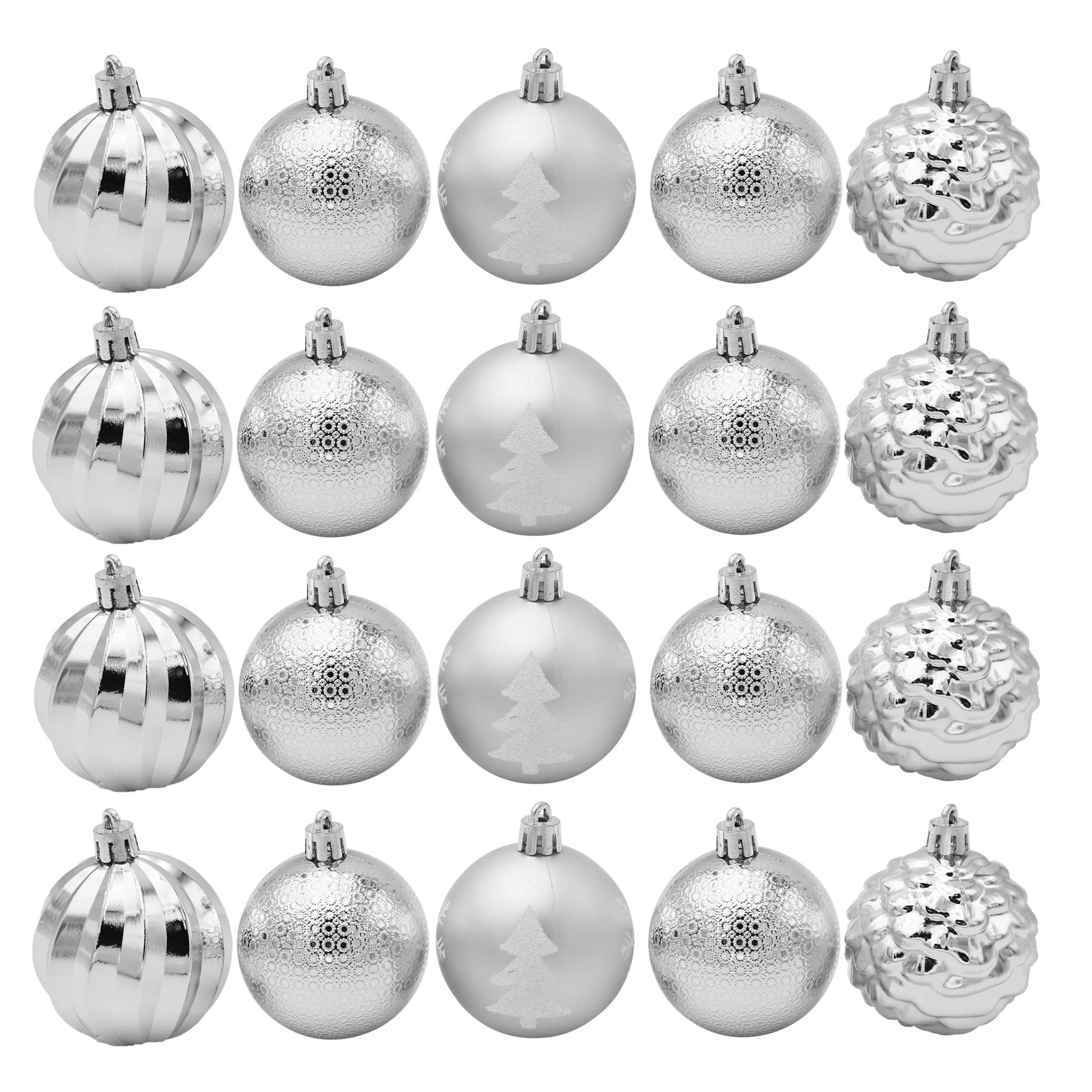 Weihnachtskugeln 20 Luxus Multi Finish 60 mm Baumschmuck - Farbe wählbar - Bild 16 von 22