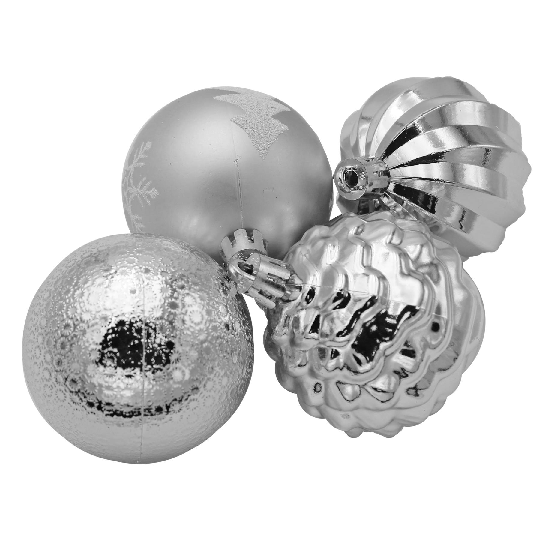 Weihnachtskugeln 20 Luxus Multi Finish 60 mm Baumschmuck - Farbe wählbar - Bild 17 von 22