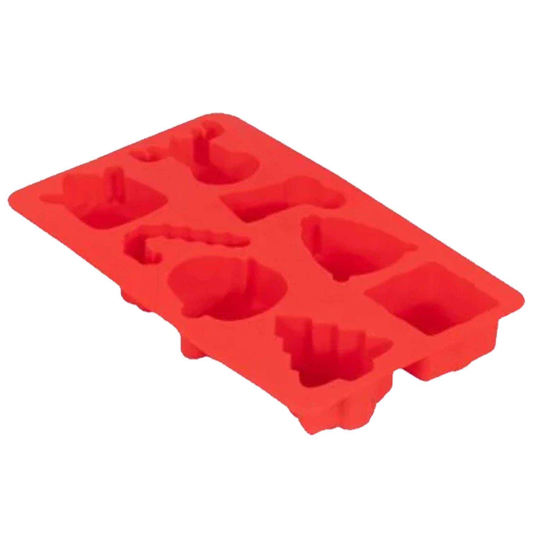Christmas Silicone Mould Ice Cube Cakes Chocolates Reusable Choose Design - Bild 5 von 8