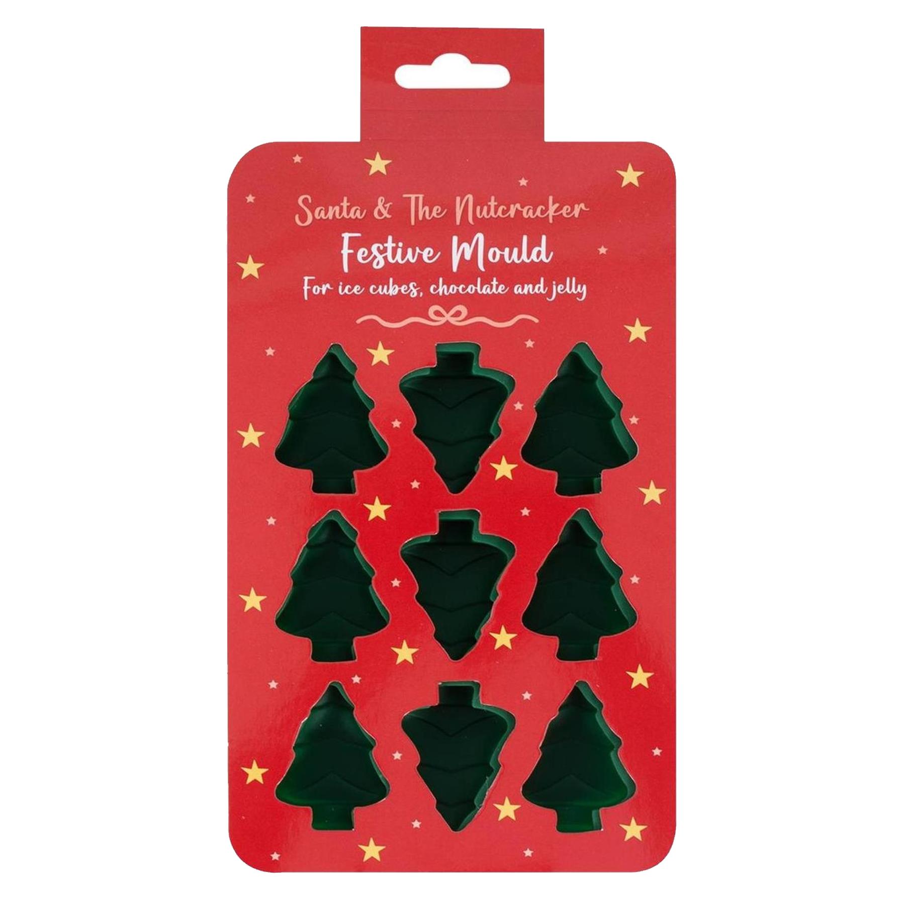 Christmas Silicone Mould Ice Cube Cakes Chocolates Reusable Choose Design - Bild 8 von 8