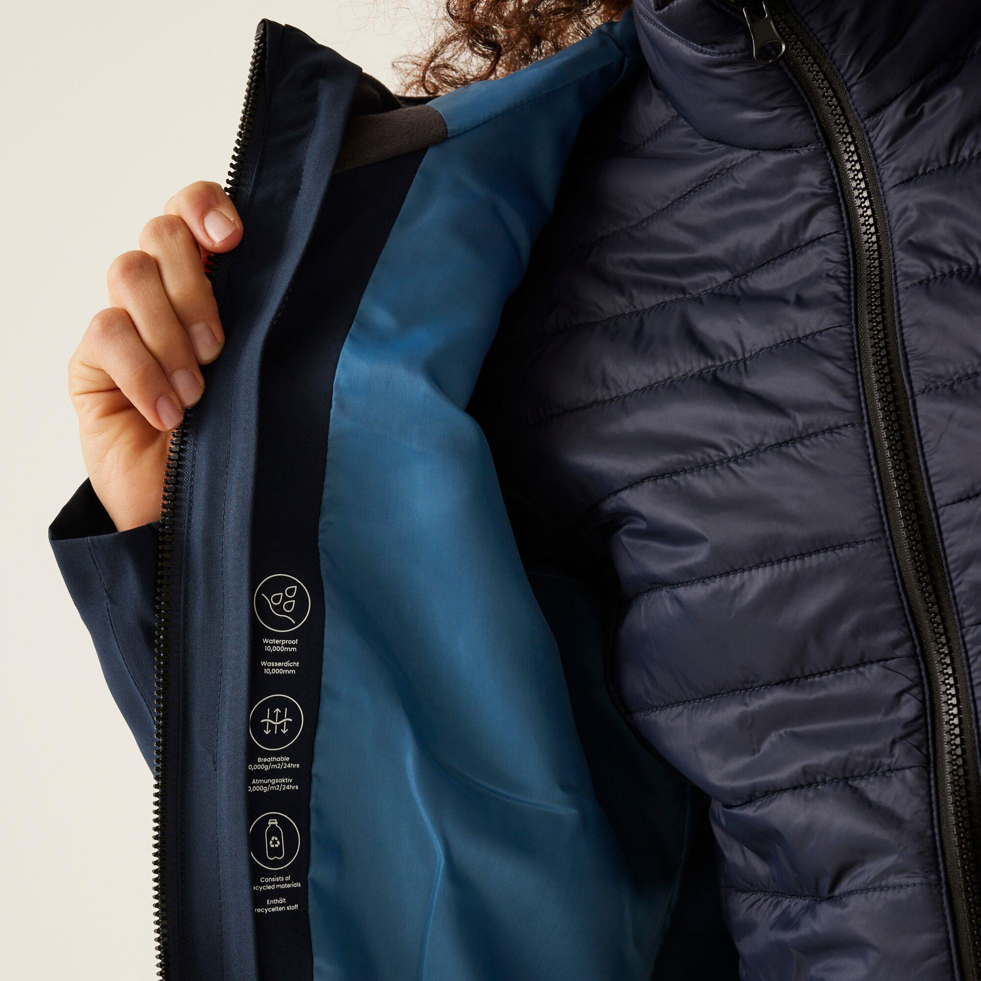 Regatta Womens Denbury V Waterproof 3-in-1 Jacket - Picture 18 of 43