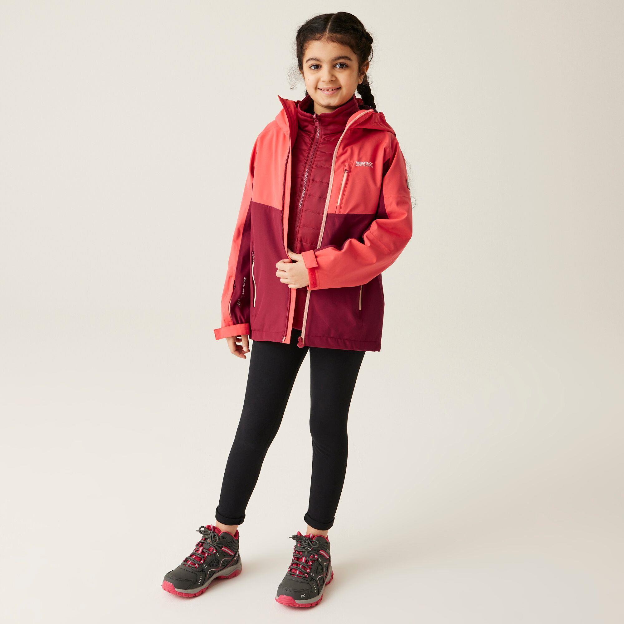 Regatta Girls Trekktain 3-in-1 Waterproof Jacket - Picture 29 of 33