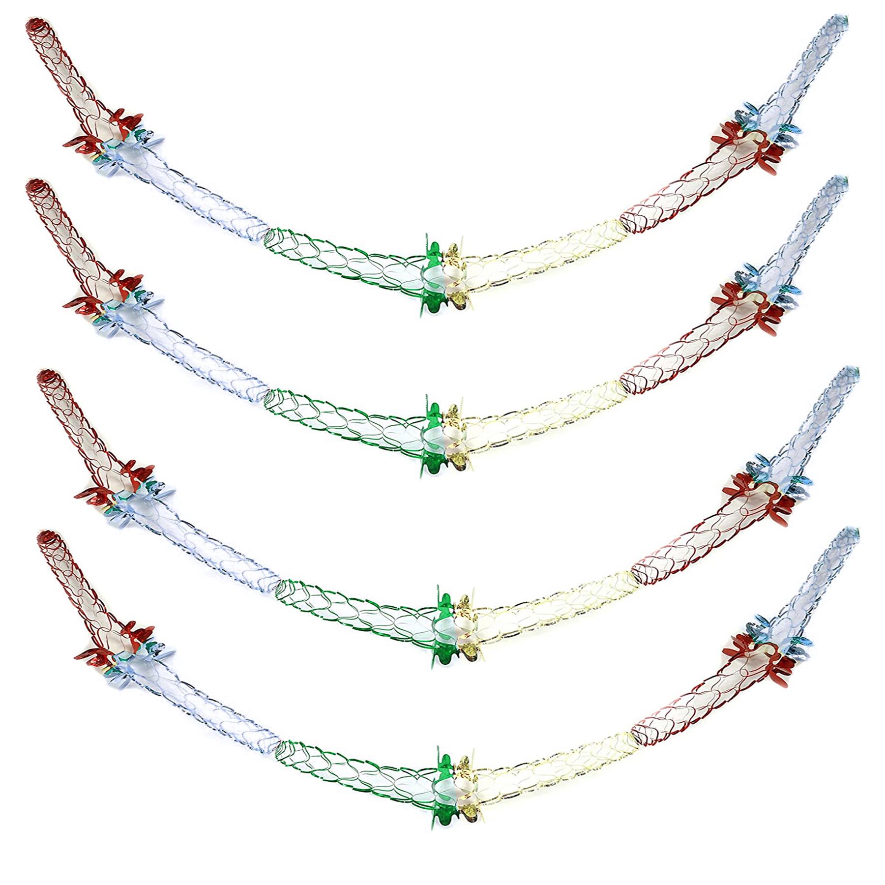Christmas Foil Ceiling Decorations Multicolour - Choose Design - Picture 14 of 21