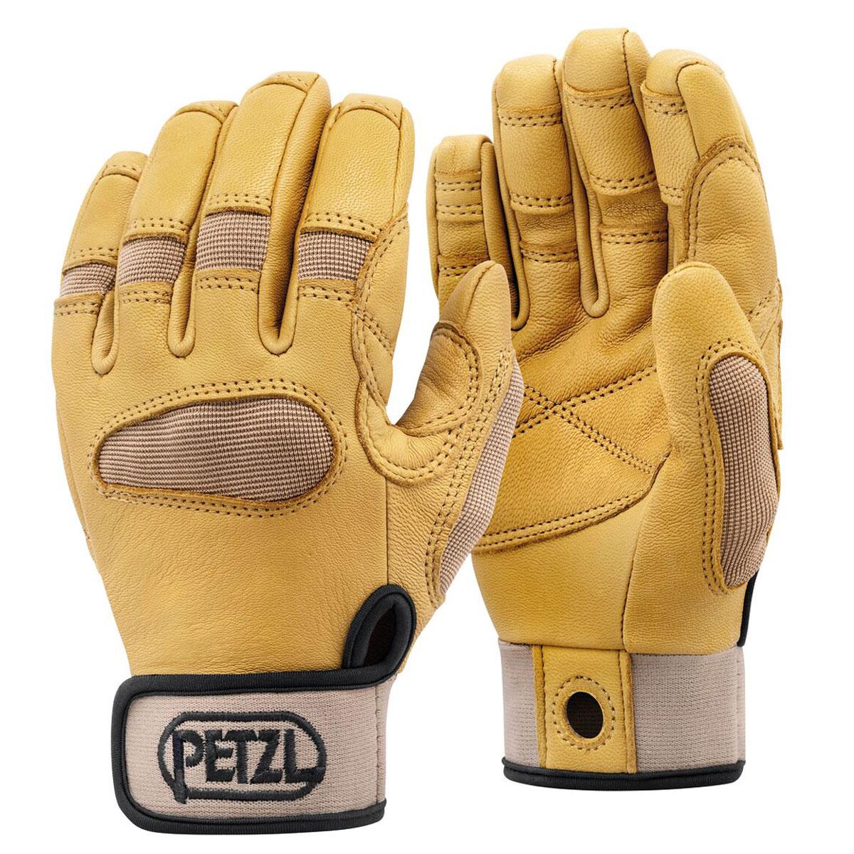 Guantes de aseguramiento/rappel Petzl Cordex Plus - negros o tostados - cuero - reforzados - Imagen 7 de 9