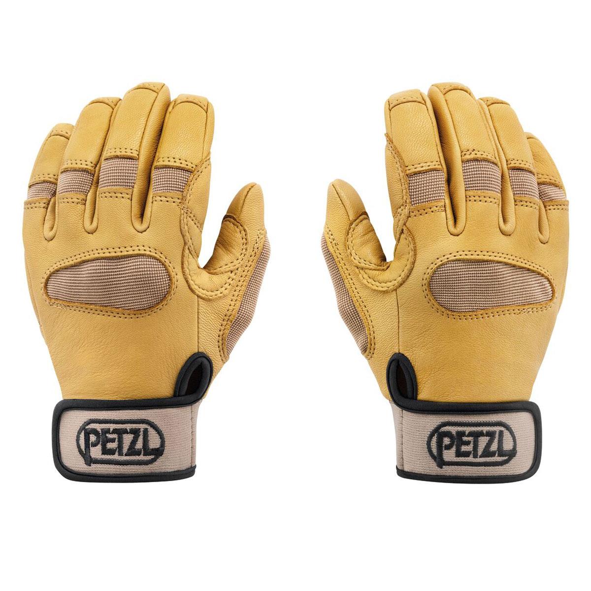 Guantes de aseguramiento/rappel Petzl Cordex Plus - negros o tostados - cuero - reforzados - Imagen 8 de 9
