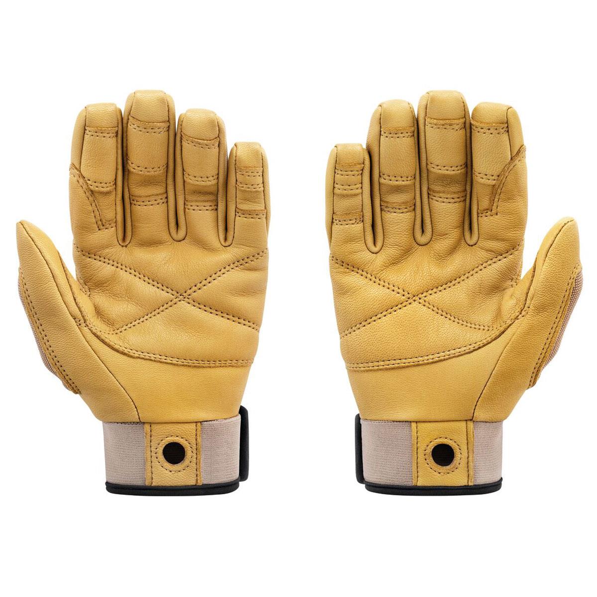 Guantes de aseguramiento/rappel Petzl Cordex Plus - negros o tostados - cuero - reforzados - Imagen 9 de 9