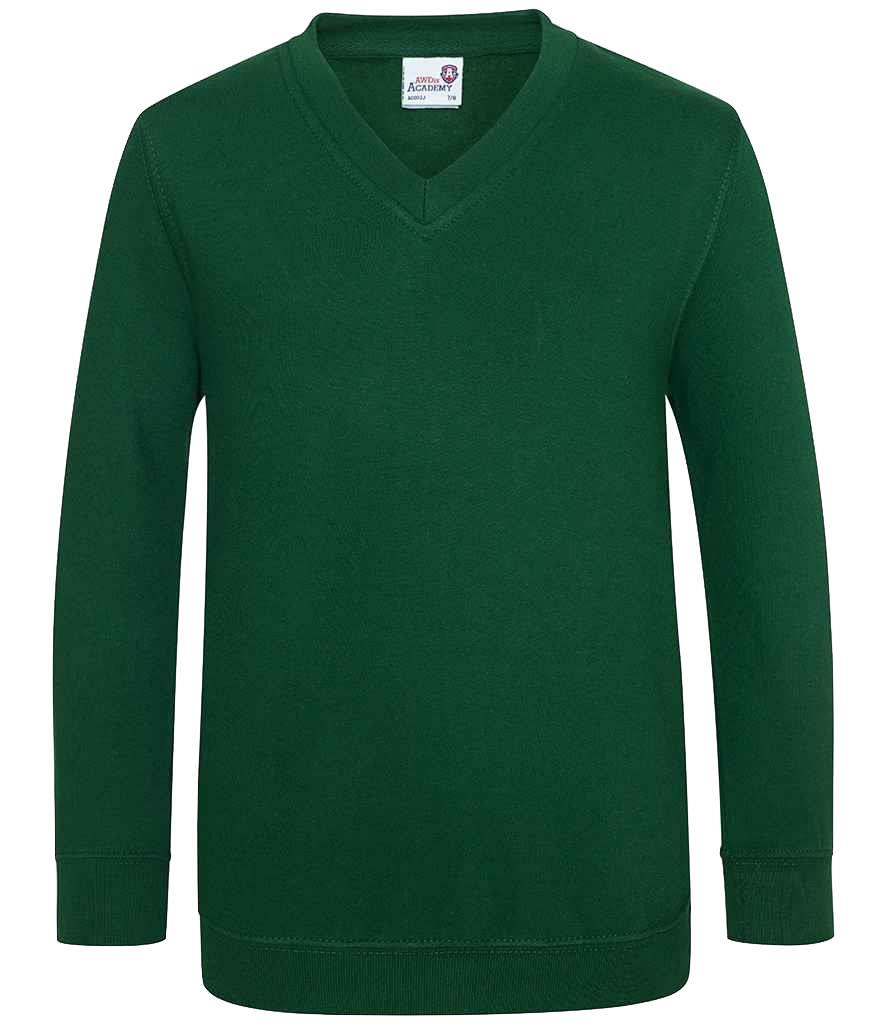 Sudadera AWDis Academy Childs cuello en V - Imagen 7 de 11