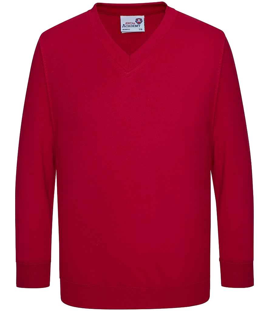 Sudadera AWDis Academy Childs cuello en V - Imagen 10 de 11
